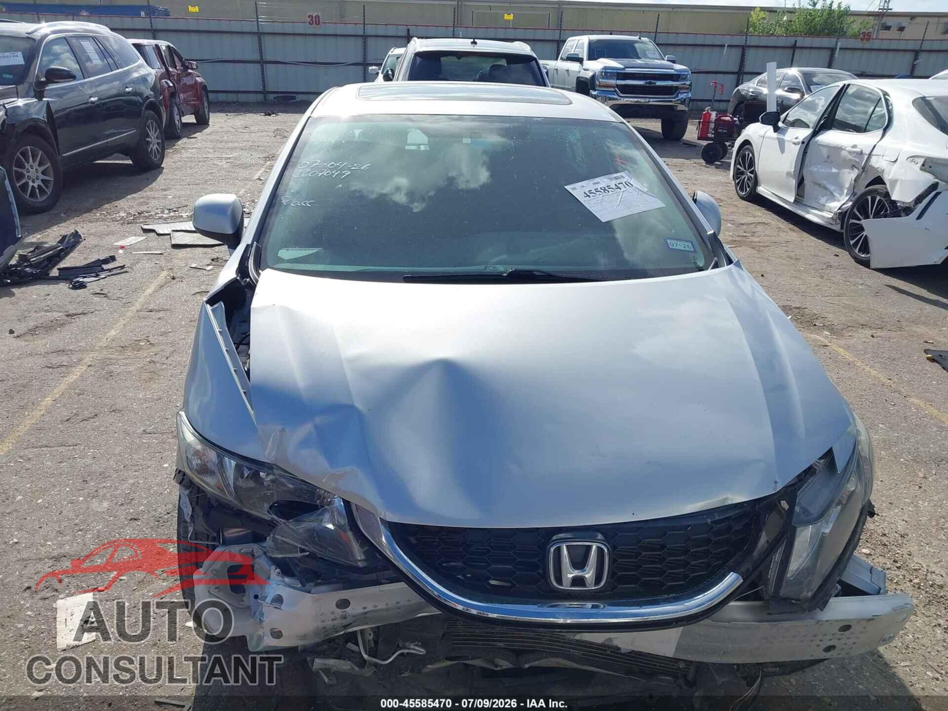 HONDA CIVIC 2013 - 19XFB2F94DE064920