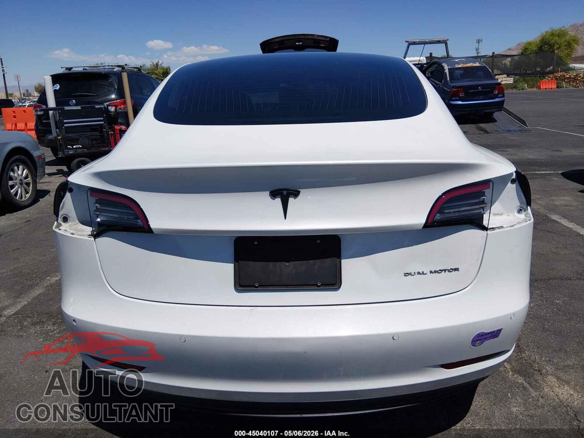 TESLA MODEL 3 2019 - 5YJ3E1EB9KF191601