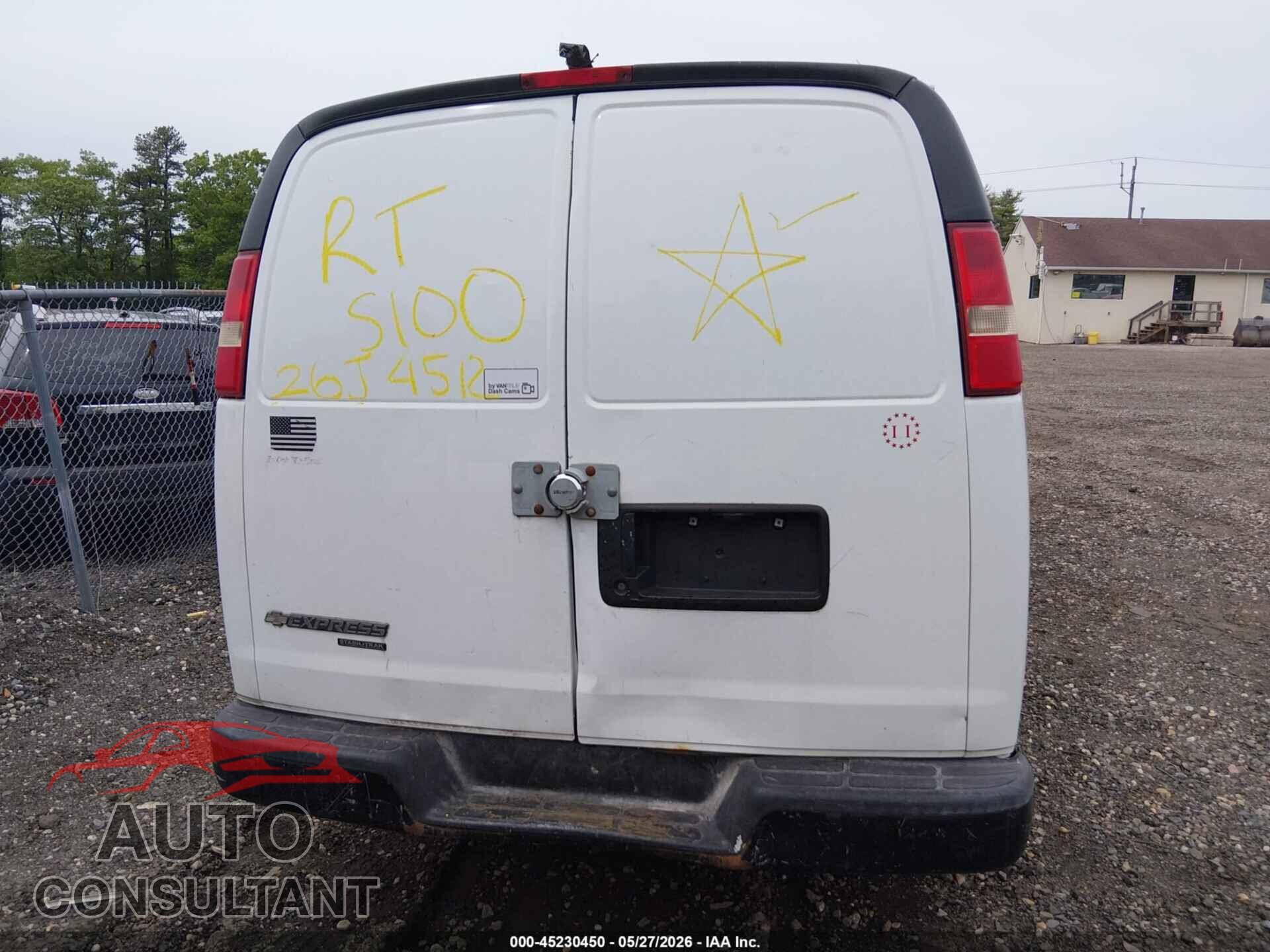 CHEVROLET EXPRESS 2500 2013 - 1GCWGFCA6D1153396