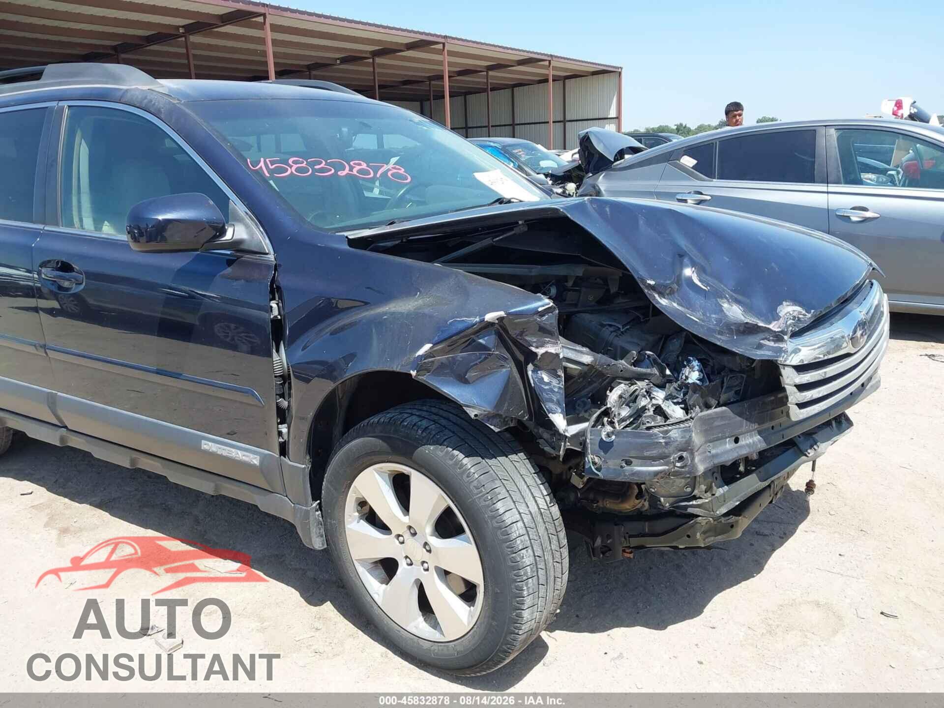SUBARU OUTBACK 2012 - 4S4BRDCC4C2270252