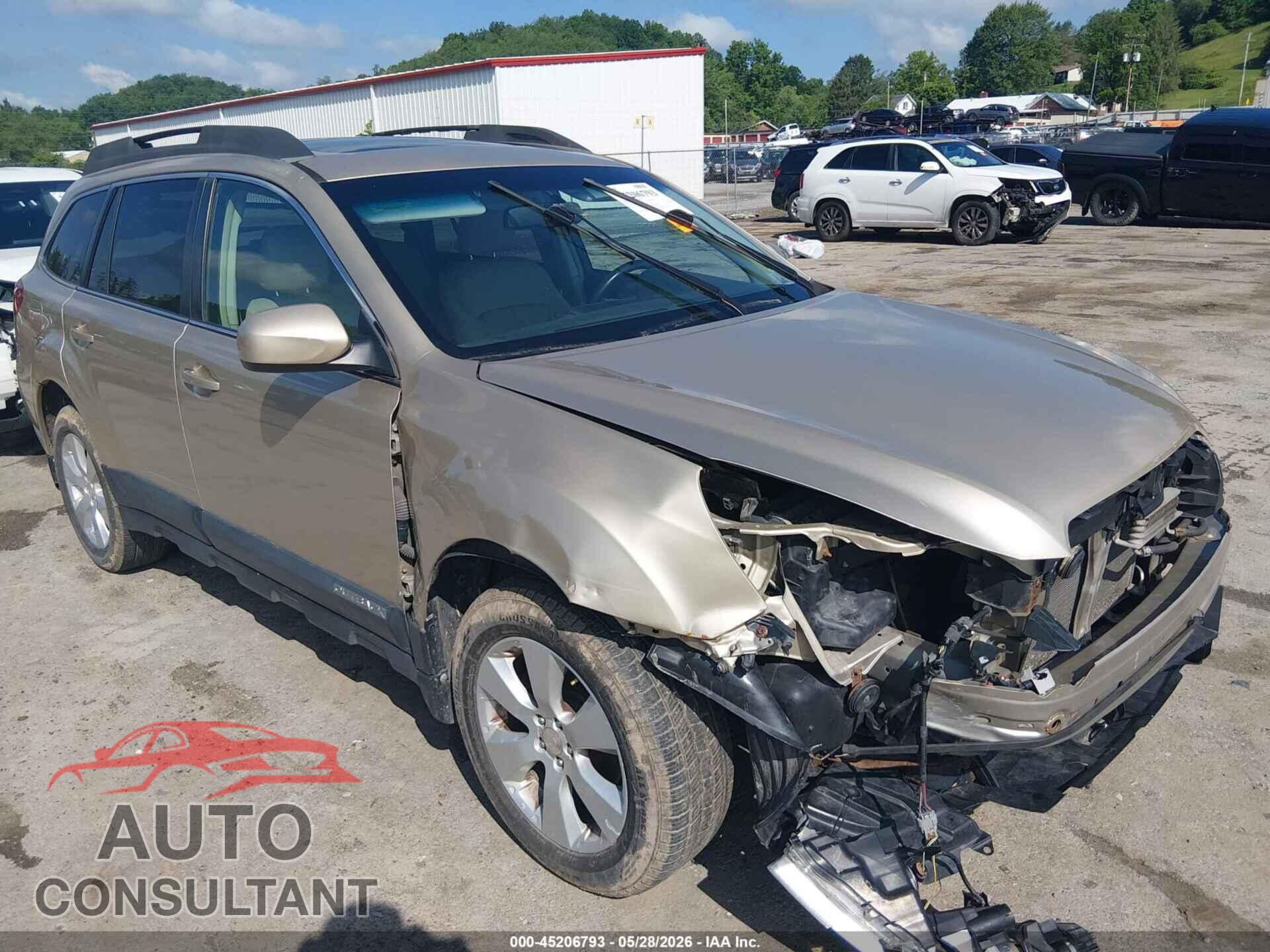 SUBARU OUTBACK 2010 - 4S4BRBKC8A3379181