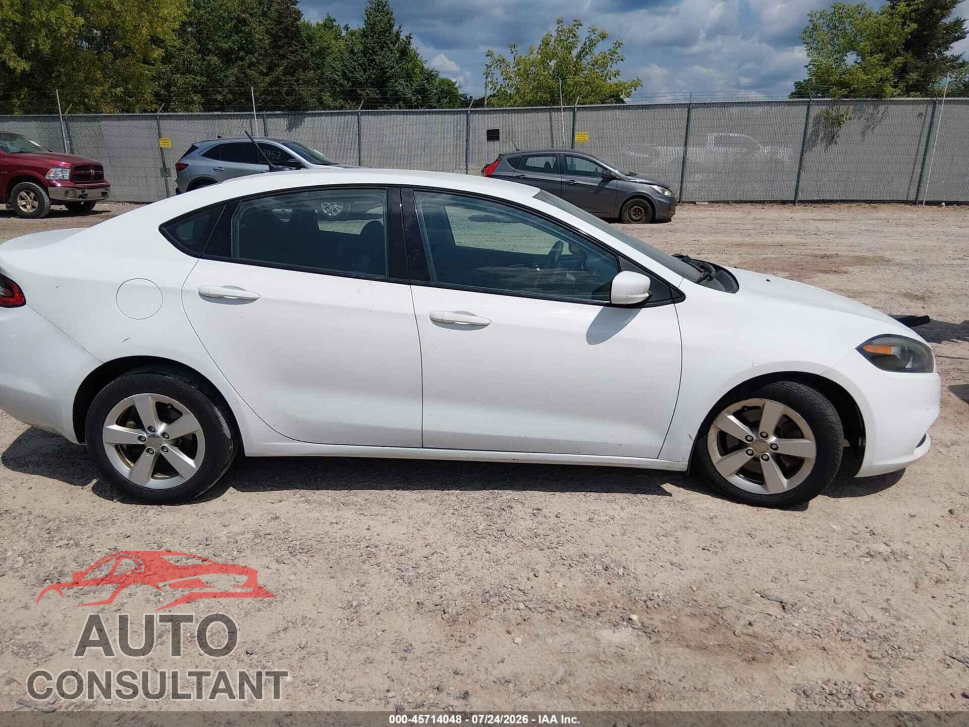 DODGE DART 2015 - 1C3CDFBB1FD420830