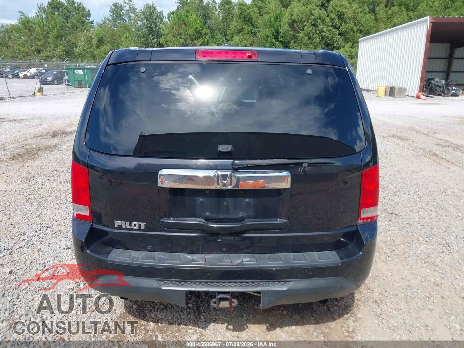 HONDA PILOT 2012 - 5FNYF3H68CB021941
