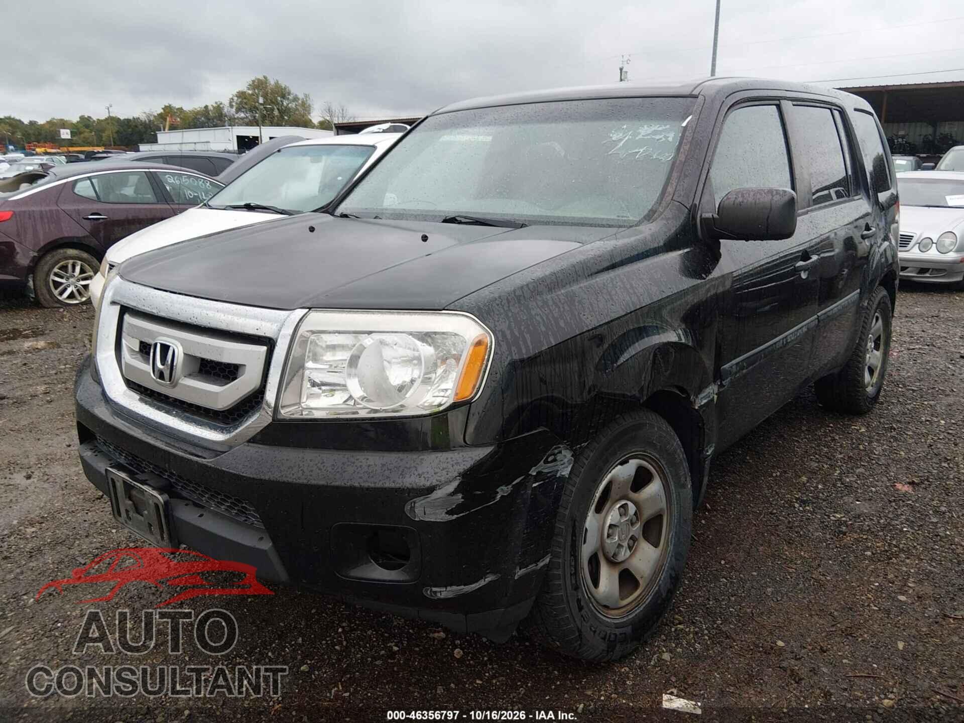 HONDA PILOT 2011 - 5FNYF4H28BB046033