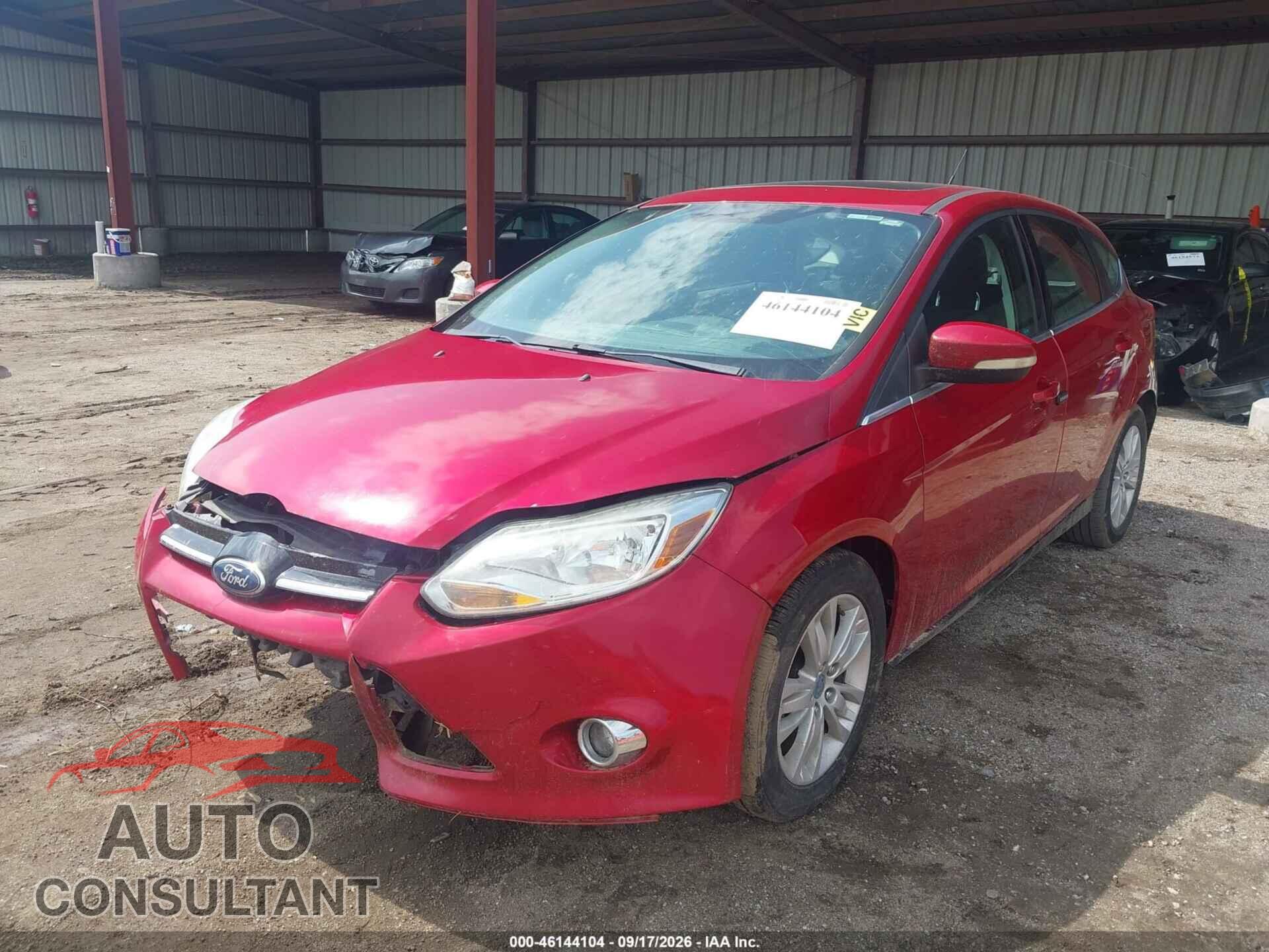 FORD FOCUS 2012 - 1FAHP3M29CL284958