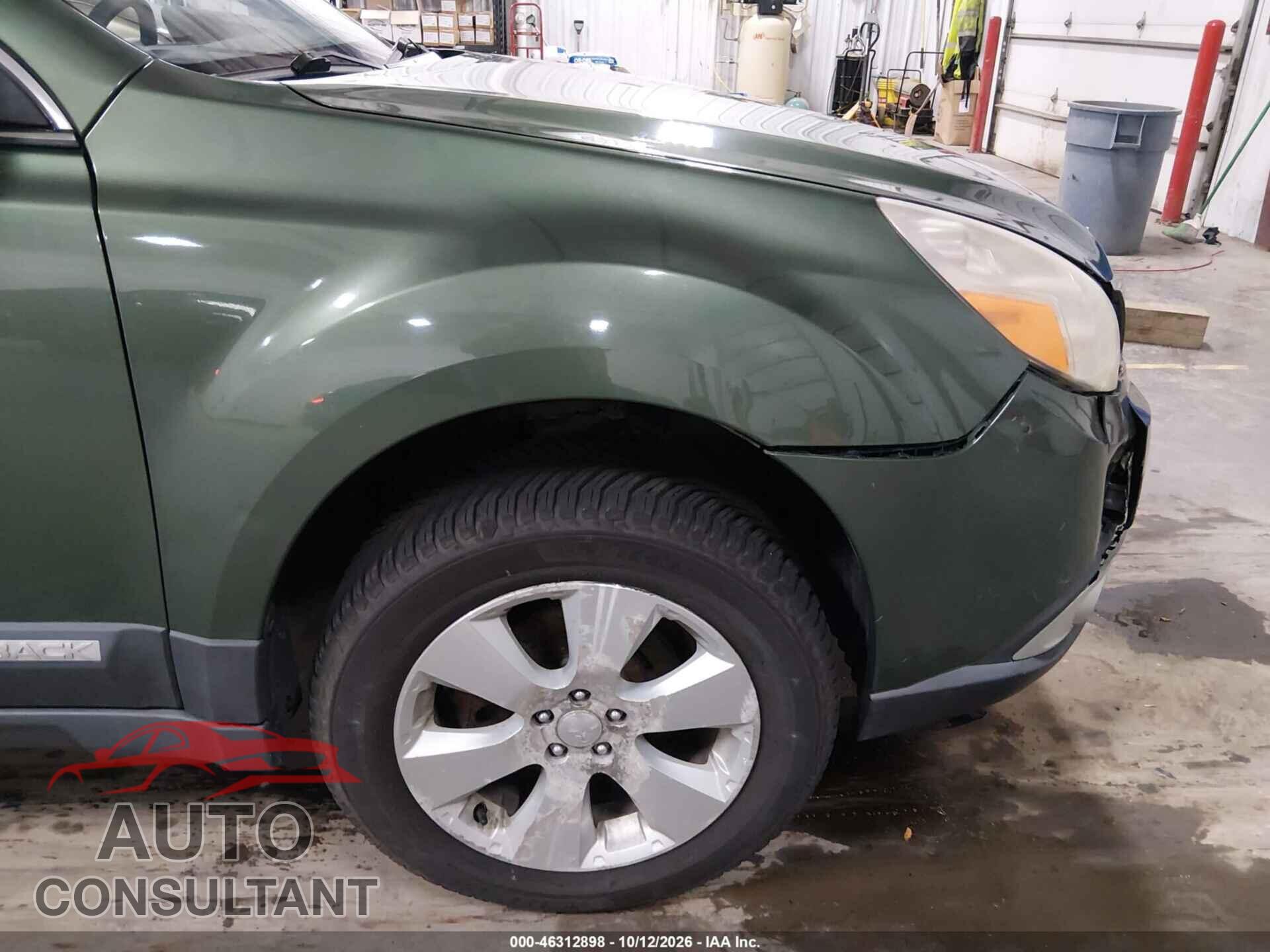SUBARU OUTBACK 2011 - 4S4BRDLC0B2365017