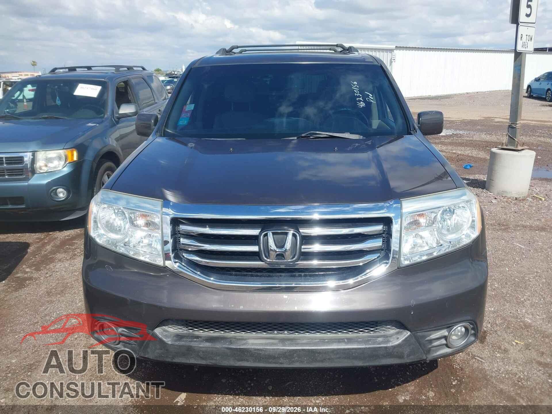 HONDA PILOT 2012 - 5FNYF4H53CB024954