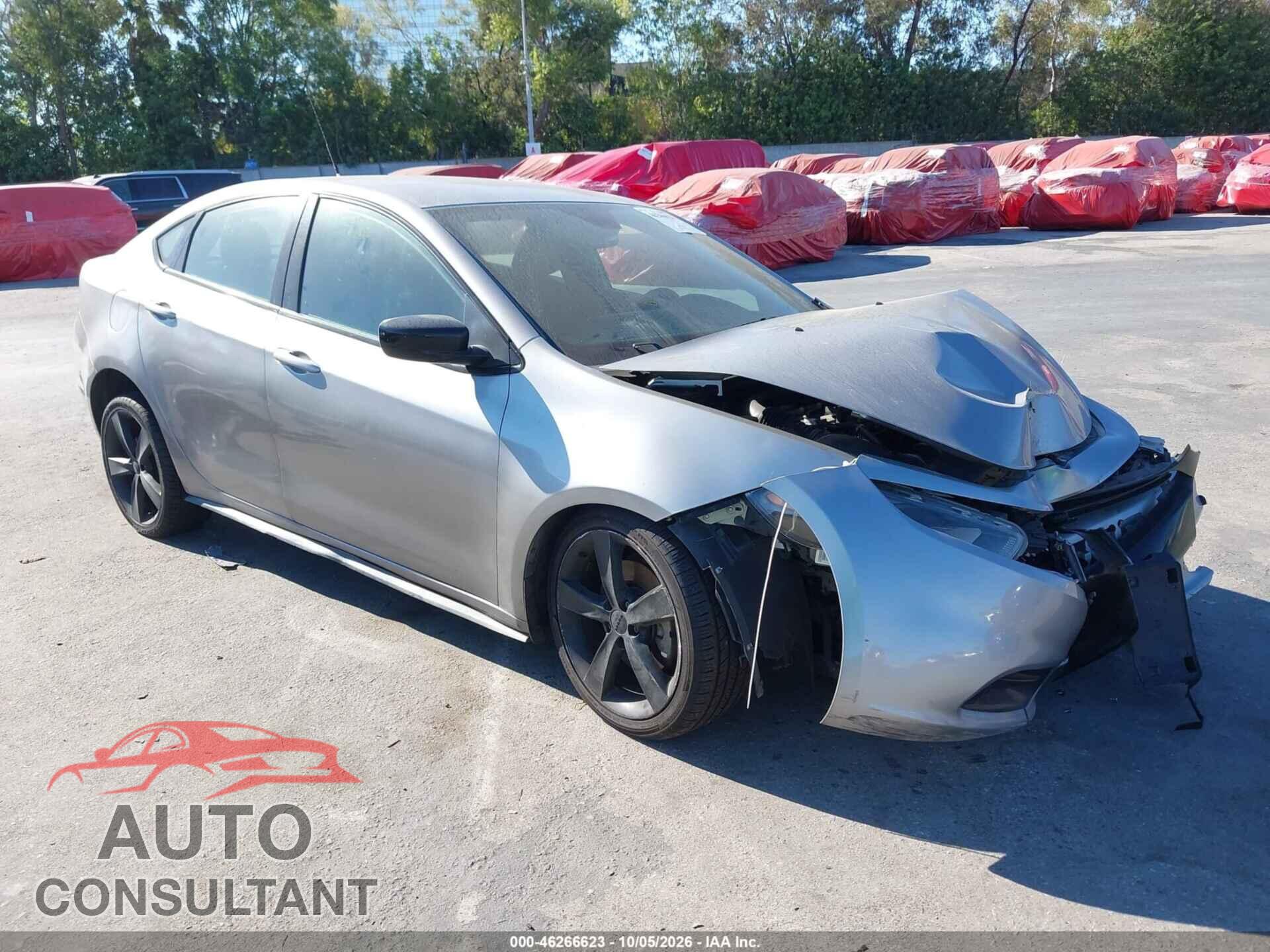 DODGE DART 2015 - 1C3CDFBB3FD378712