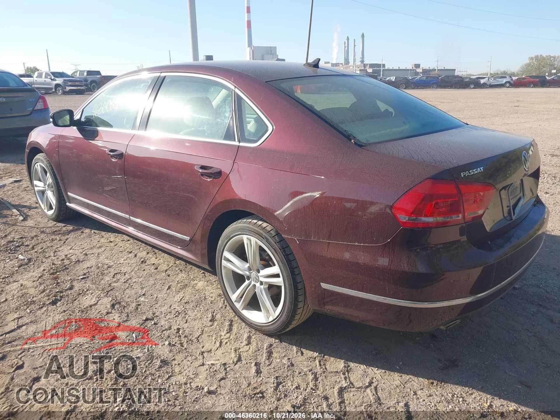 VOLKSWAGEN PASSAT 2014 - 1VWBN7A36EC007842