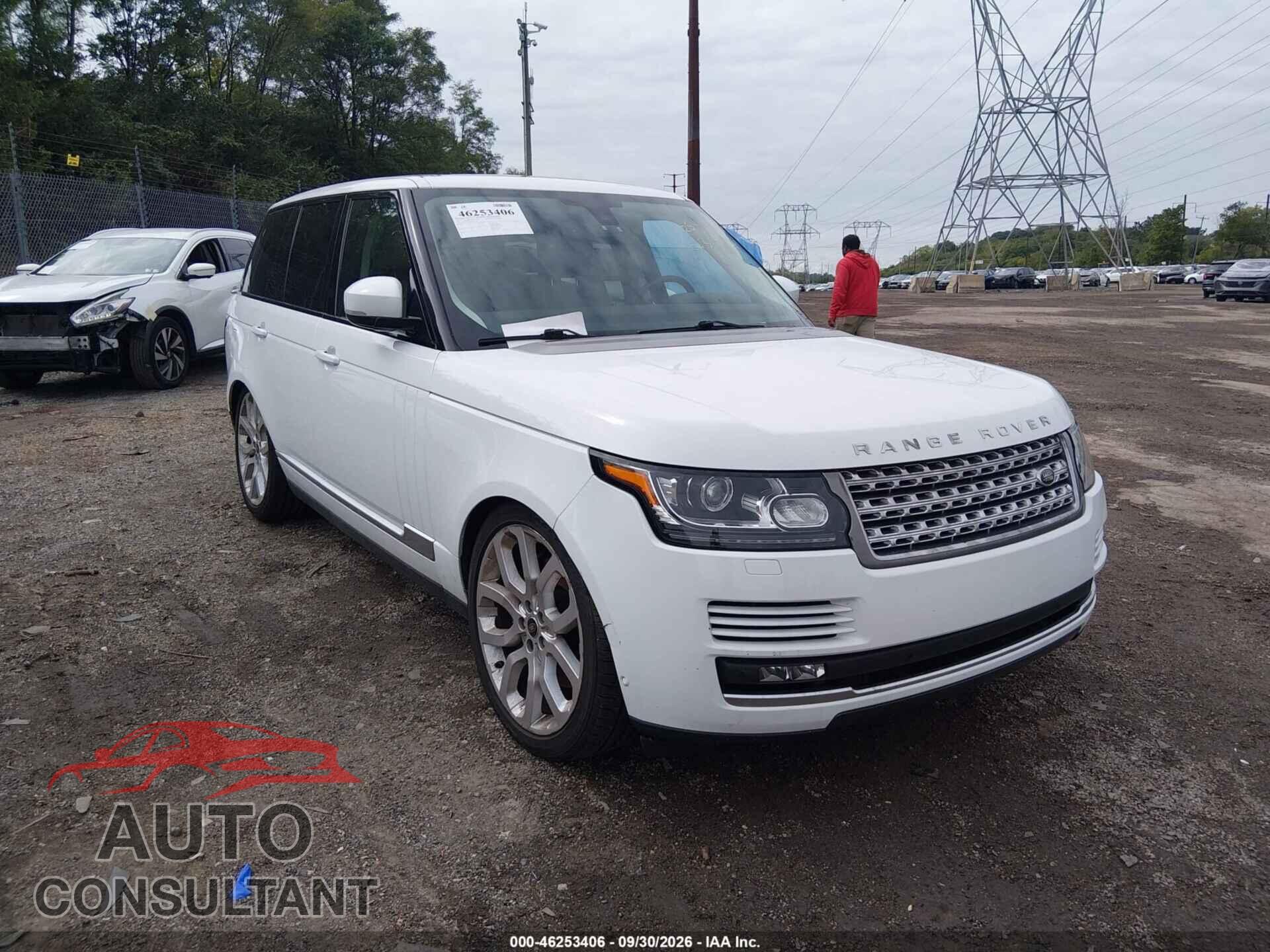 LAND ROVER RANGE ROVER 2013 - SALGS2DF6DA111549