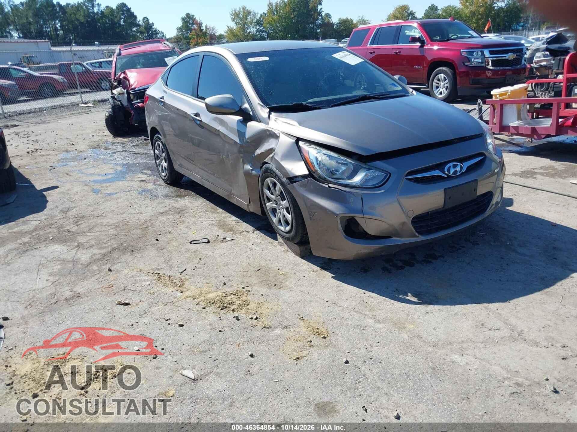 HYUNDAI ACCENT 2012 - KMHCT4AE8CU042611