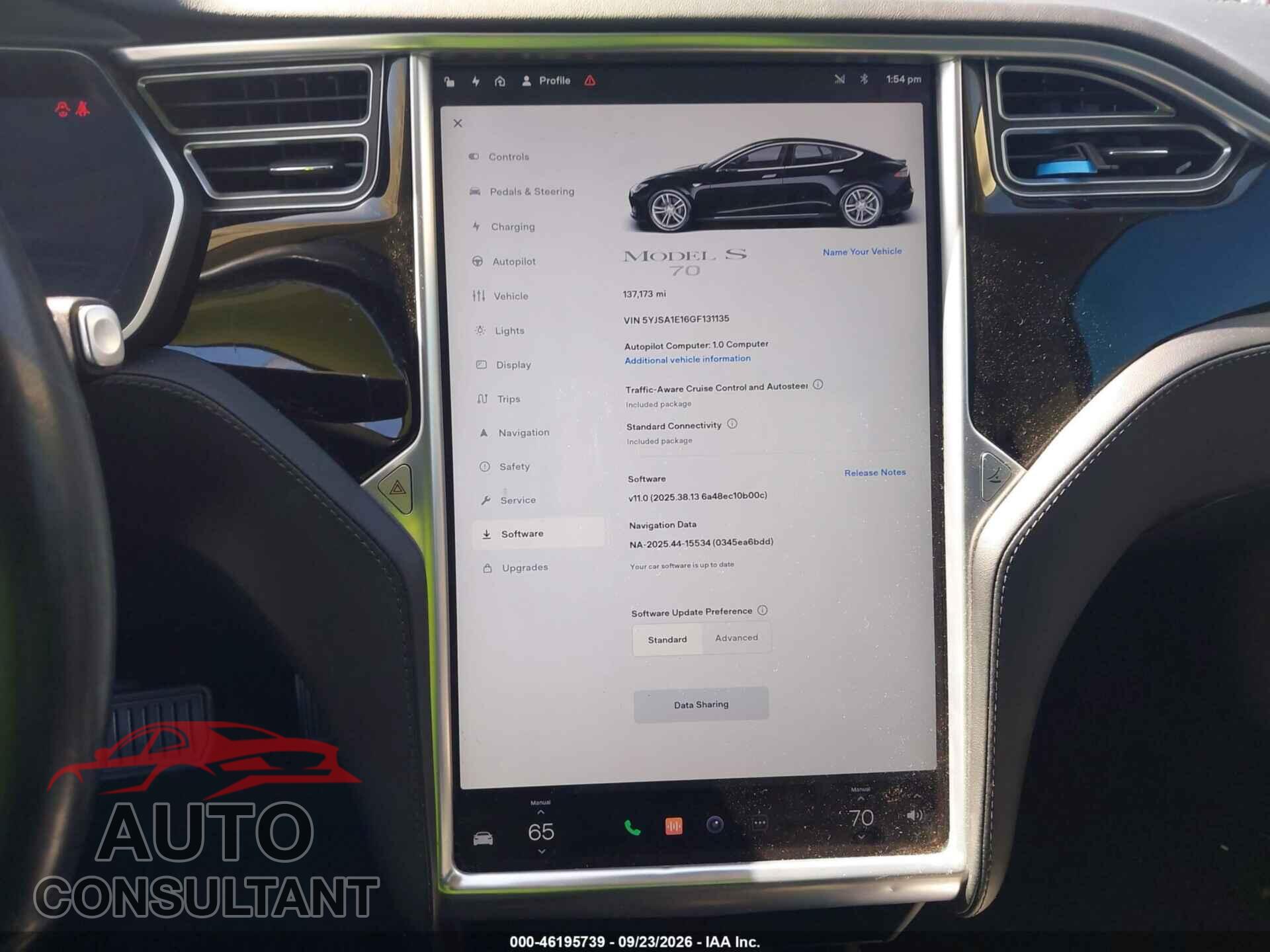 TESLA MODEL S 2016 - 5YJSA1E16GF131135