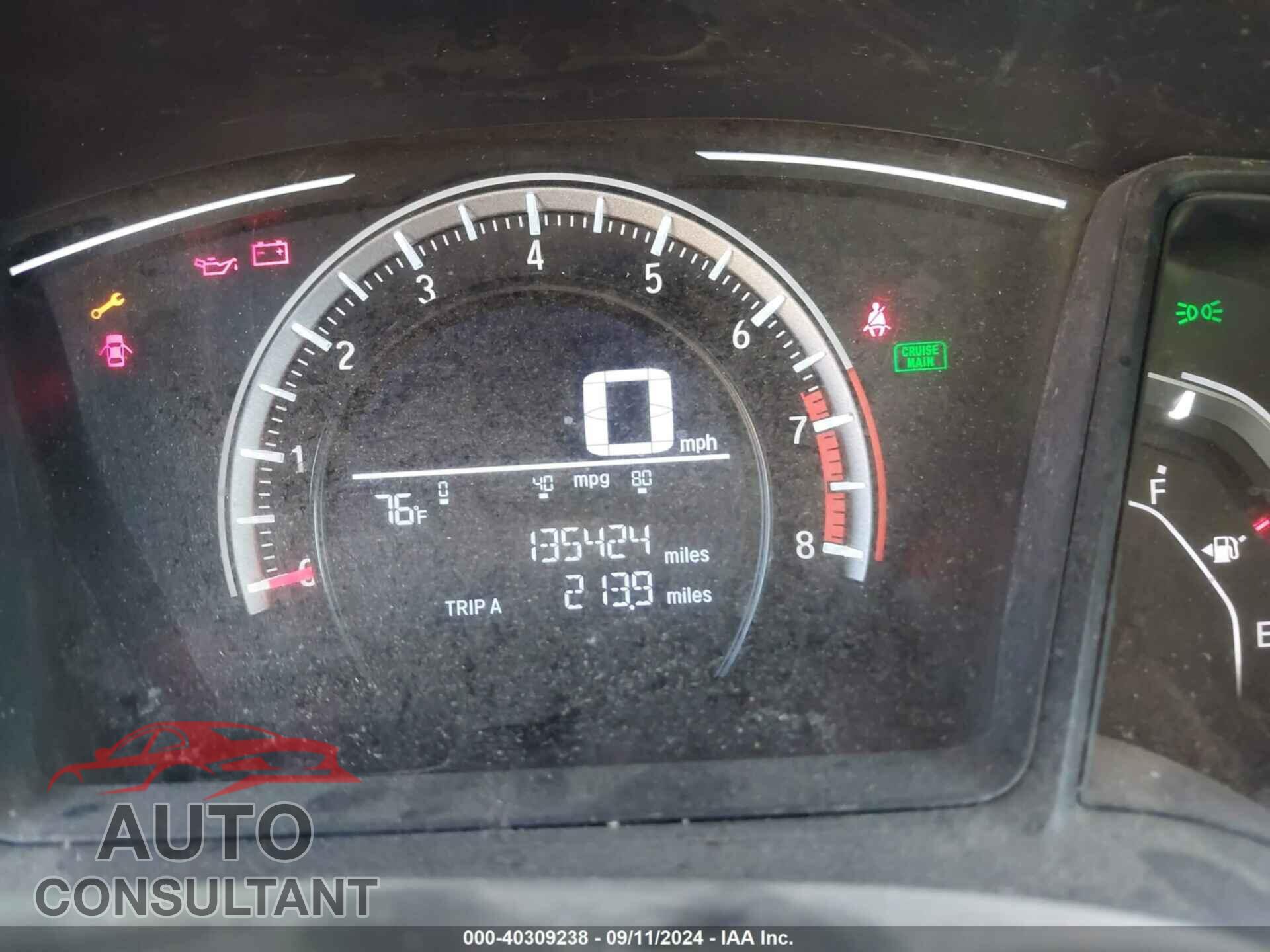 HONDA CIVIC 2017 - 19XFC2E59HE063957