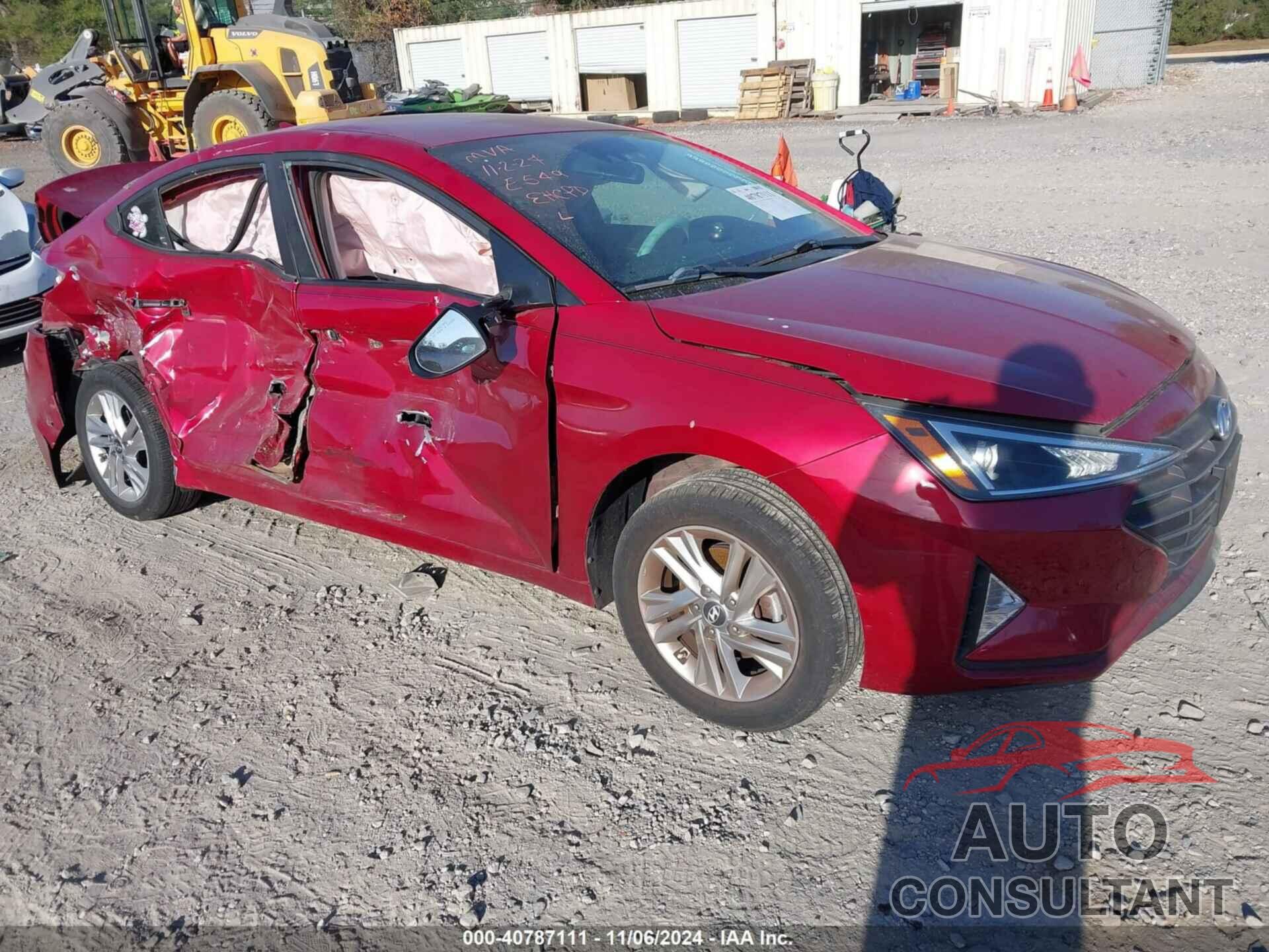 HYUNDAI ELANTRA 2019 - KMHD84LF1KU791678