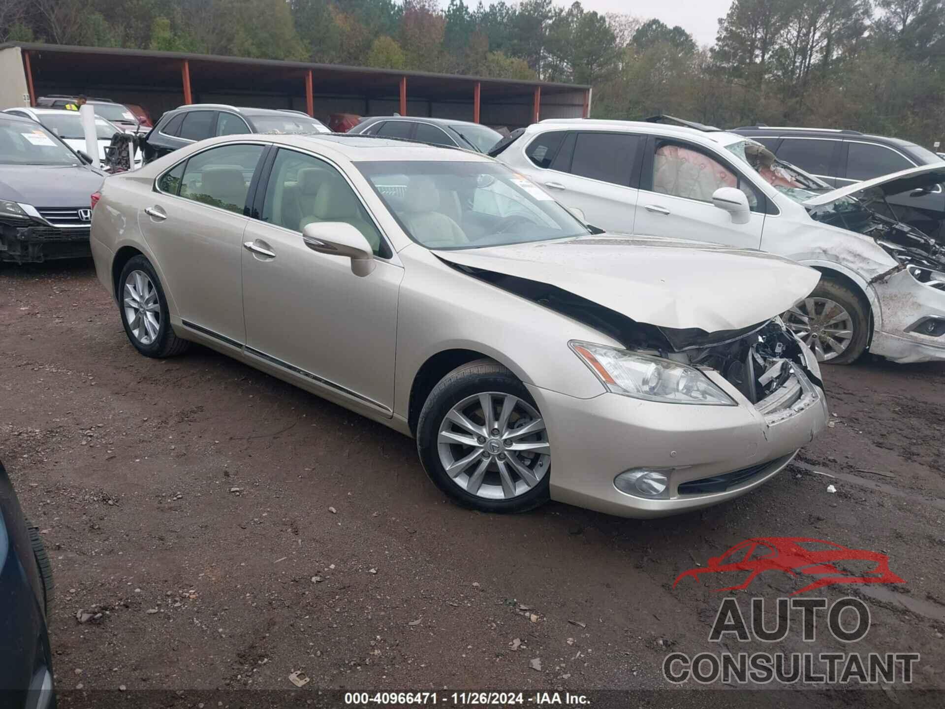 LEXUS ES 350 2012 - JTHBK1EG0C2482622