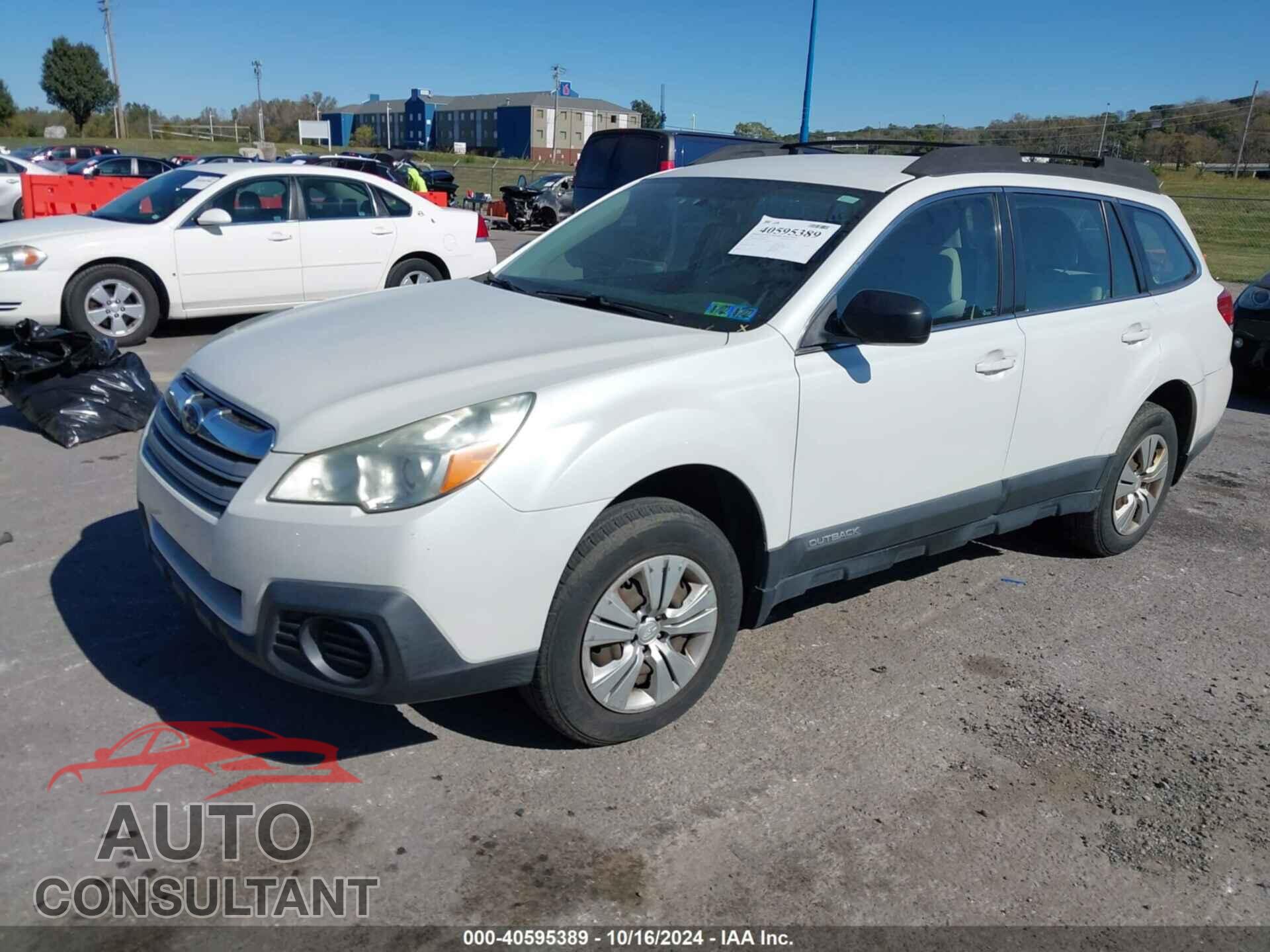 SUBARU OUTBACK 2013 - 4S4BRBACXD3280027