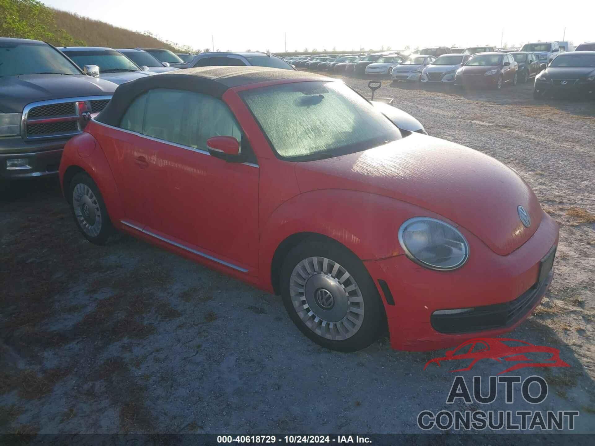 VOLKSWAGEN BEETLE 2013 - 3VW5P7AT1DM825676