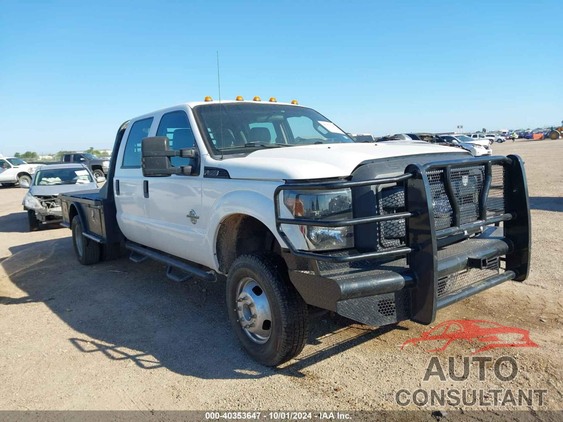 FORD F-350 CHASSIS 2012 - 1FD8W3HT6CEC48970