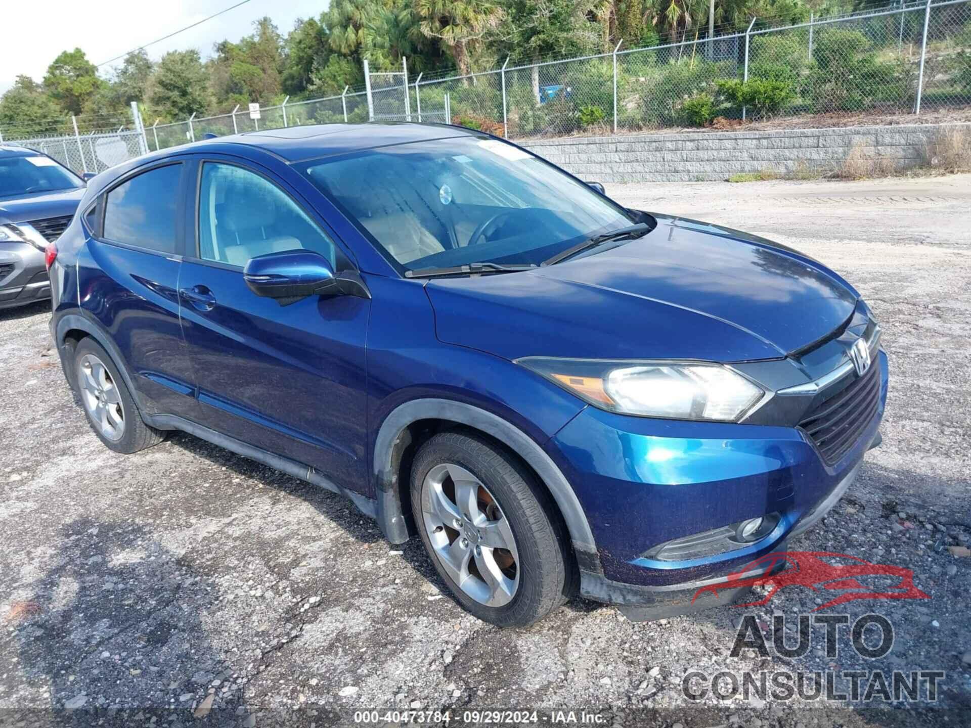 HONDA HR-V 2016 - 3CZRU5H5XGM706497