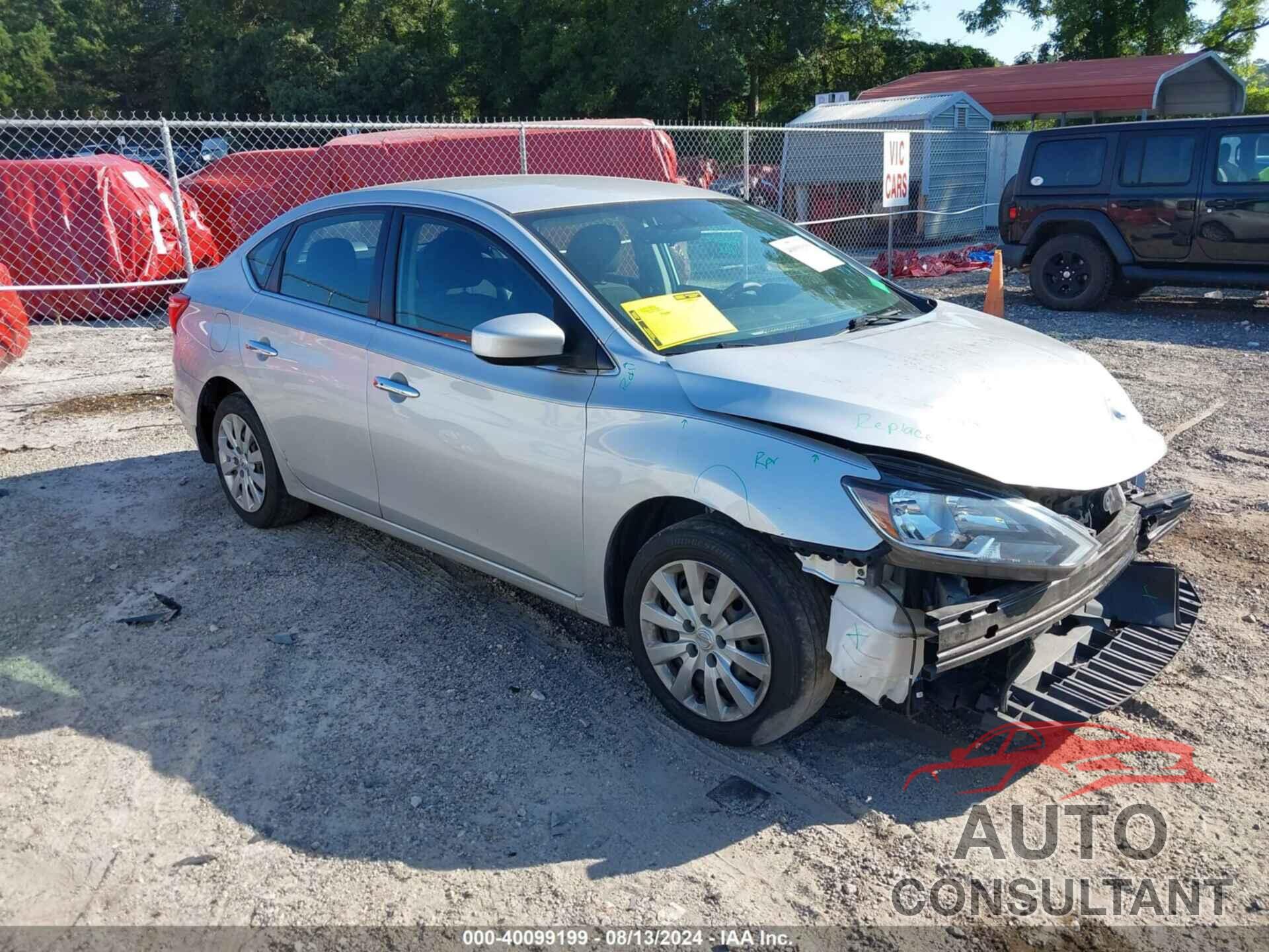 NISSAN SENTRA 2017 - 3N1AB7AP0HY334505