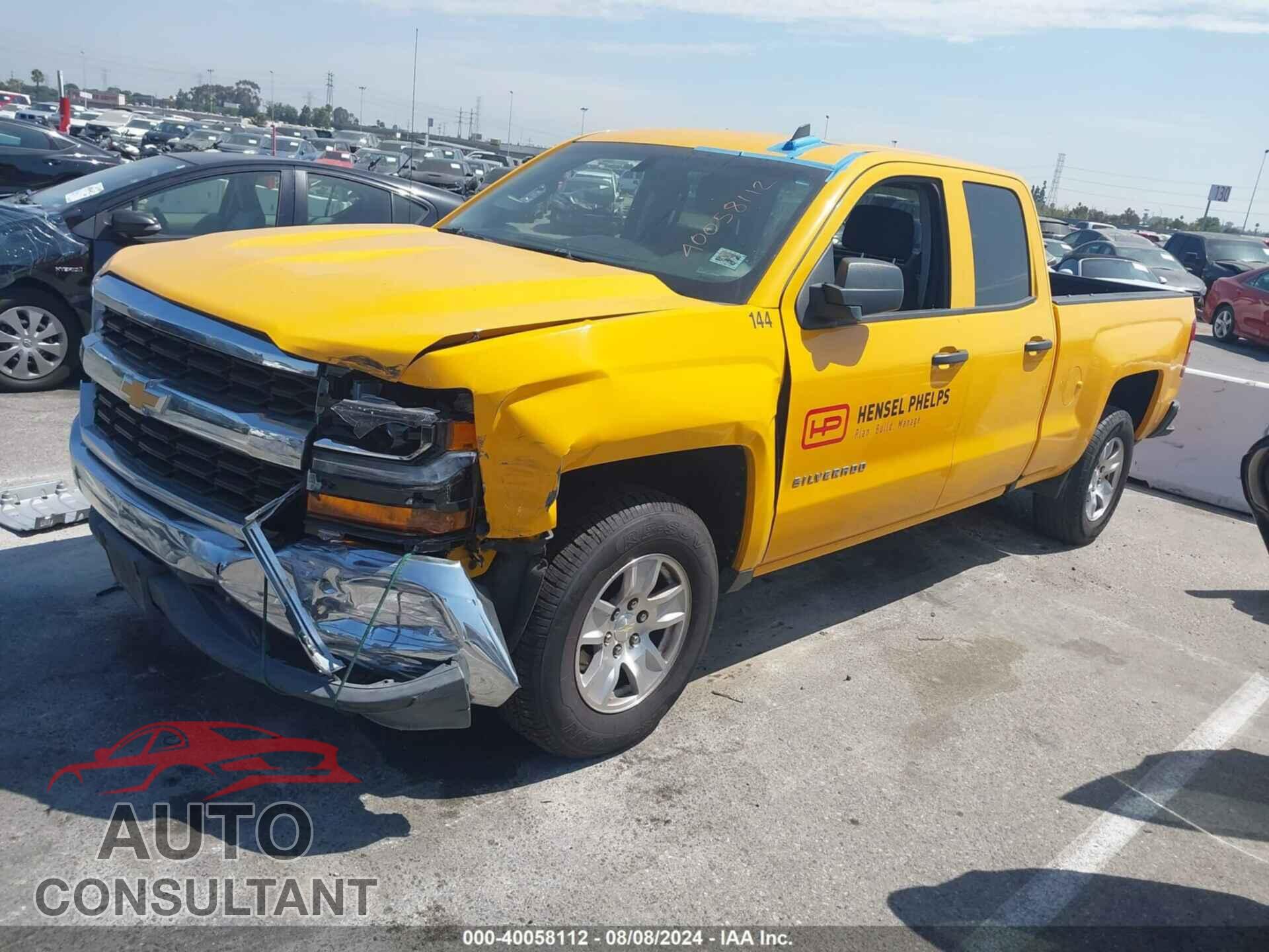 CHEVROLET SILVERADO 1500 2016 - 1GCRCREC0GZ211971