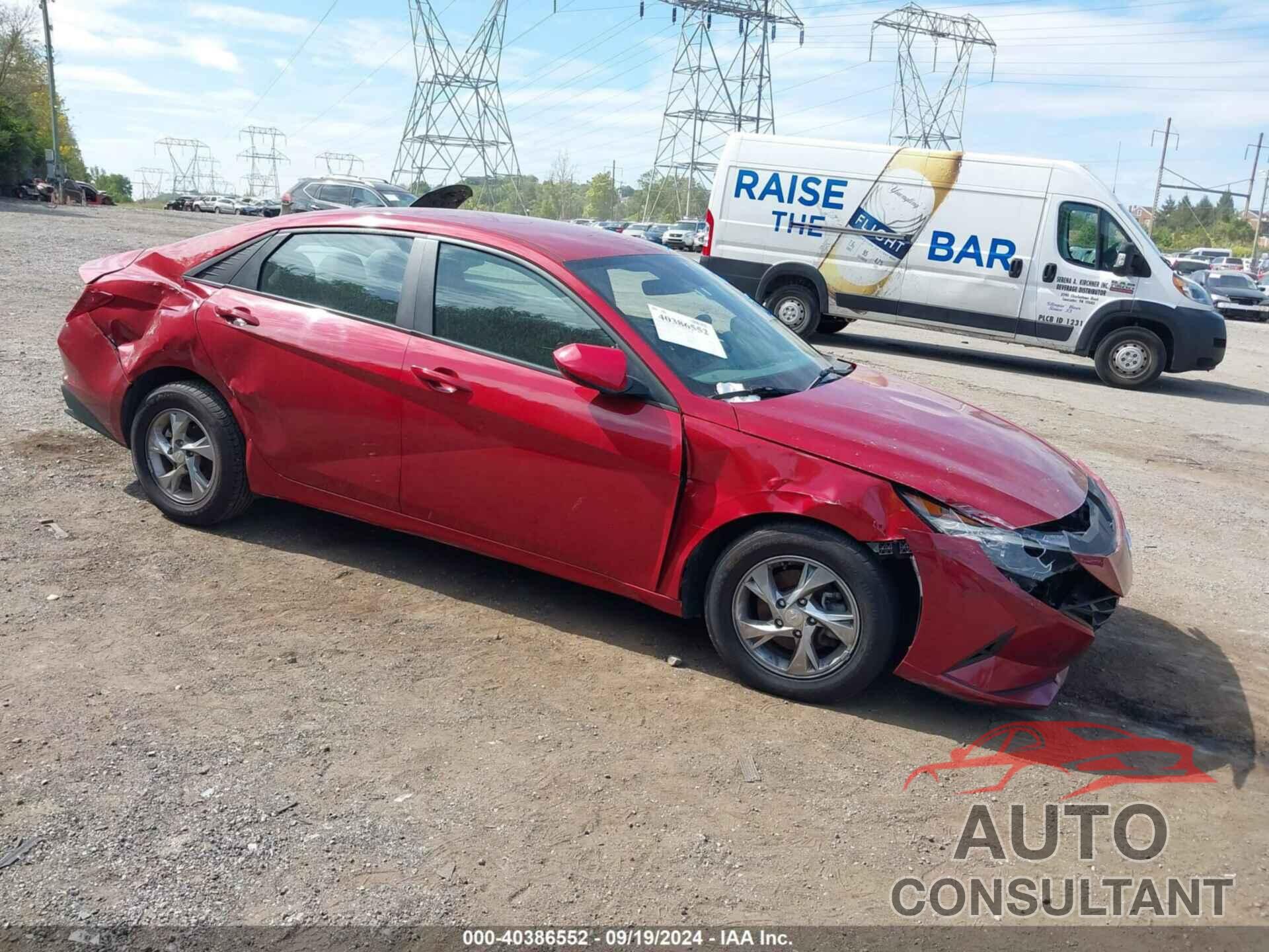 HYUNDAI ELANTRA 2021 - KMHLL4AG9MU210405