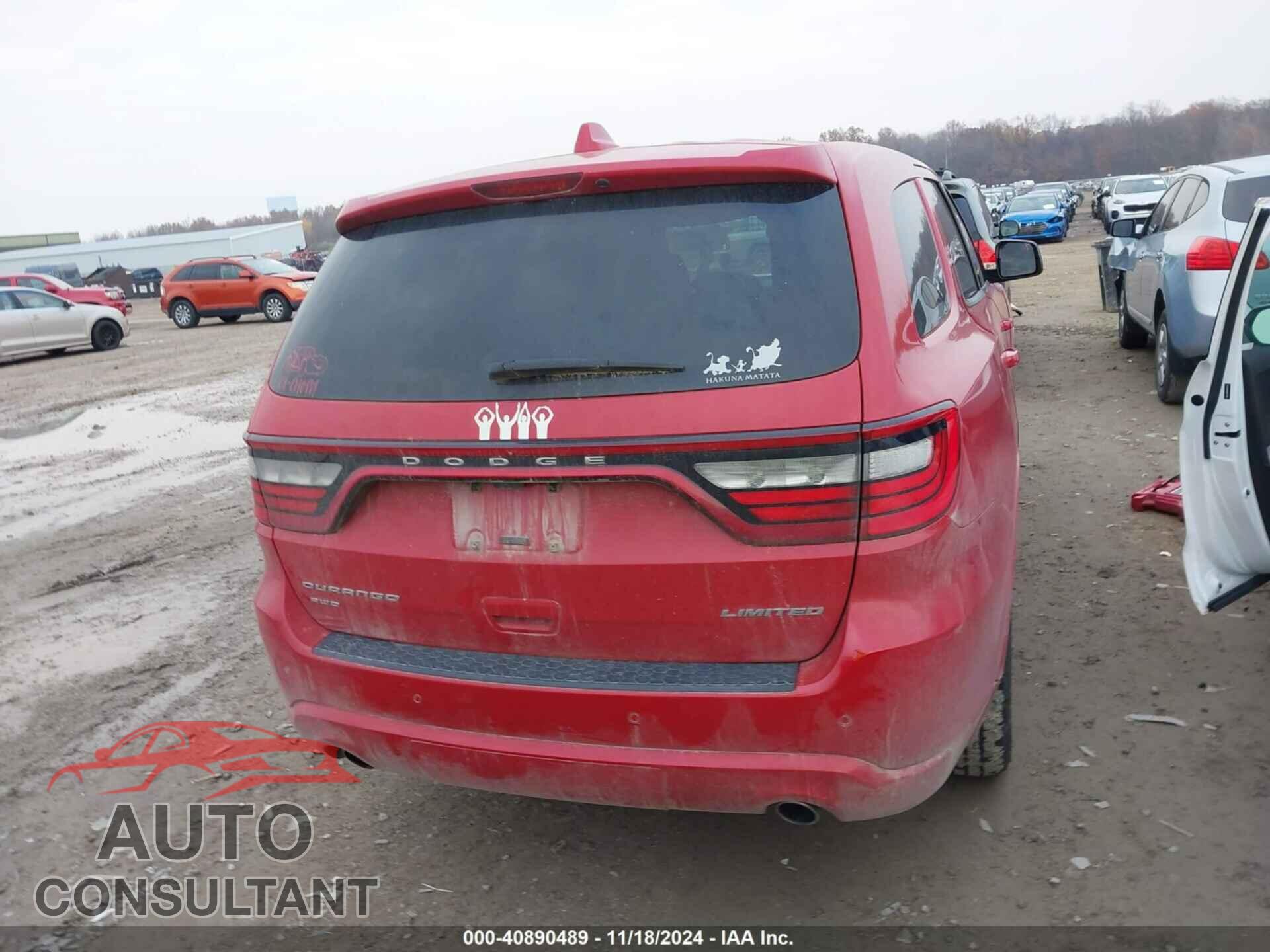 DODGE DURANGO 2016 - 1C4RDJDG1GC336726