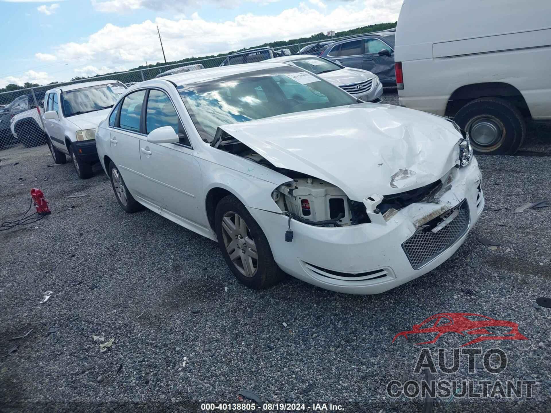 CHEVROLET IMPALA 2012 - 2G1WG5E37C1296870