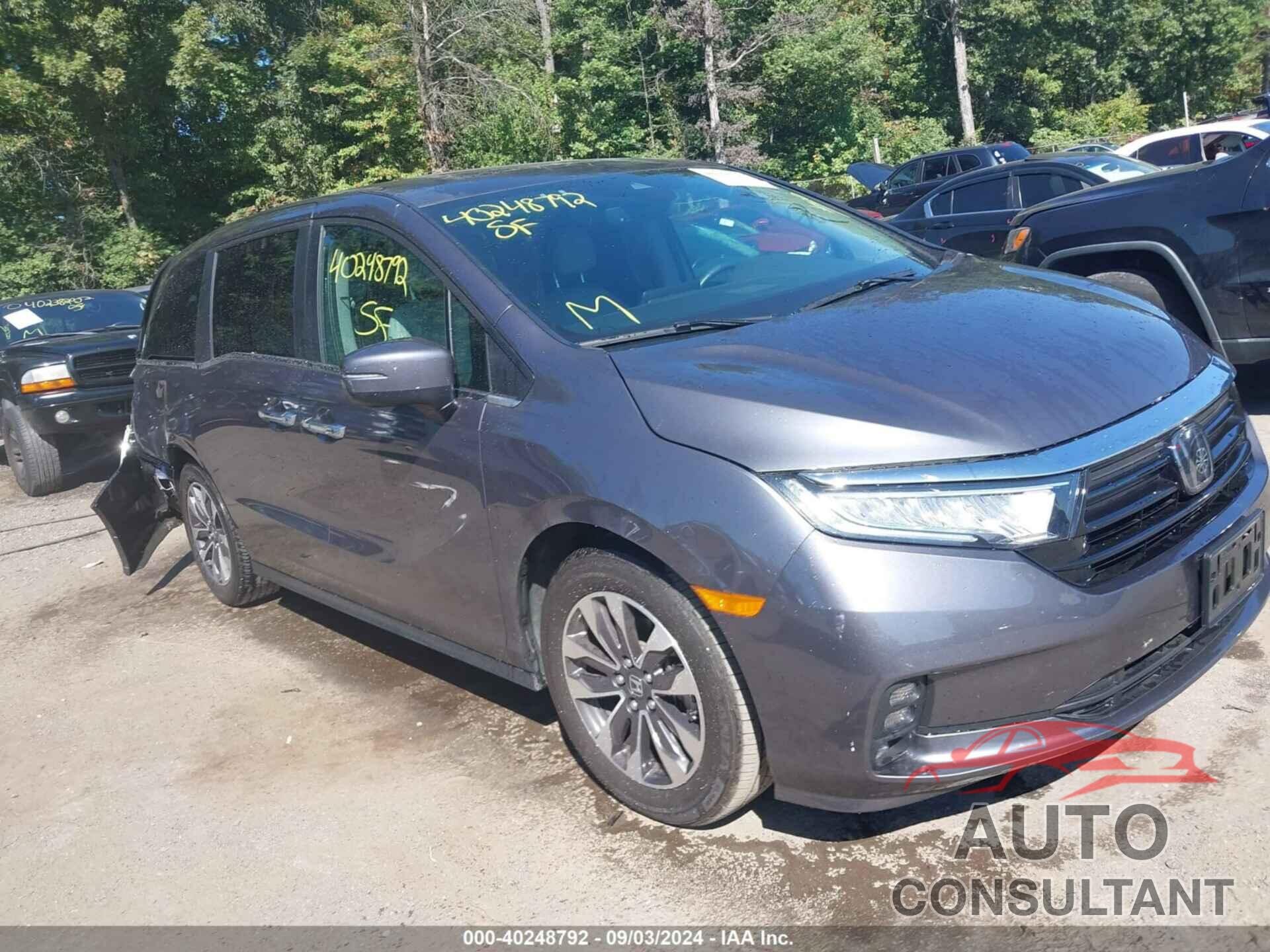 HONDA ODYSSEY 2022 - 5FNRL6H72NB009178