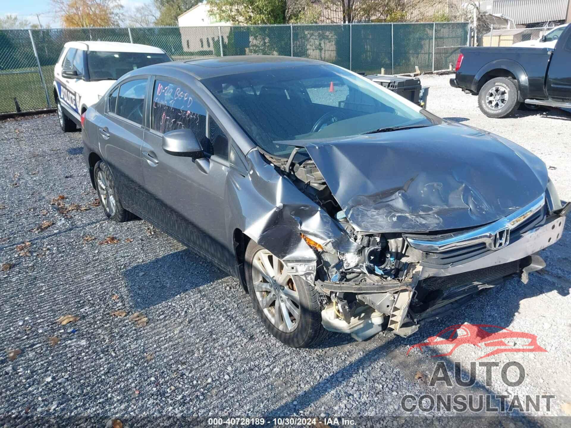 HONDA CIVIC 2012 - 19XFB2F80CE020516
