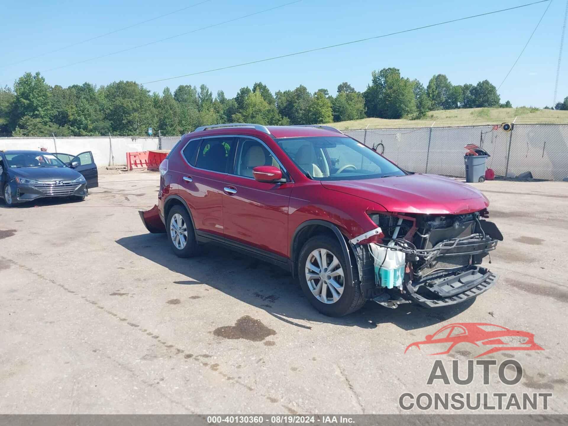 NISSAN ROGUE 2015 - KNMAT2MT5FP531304
