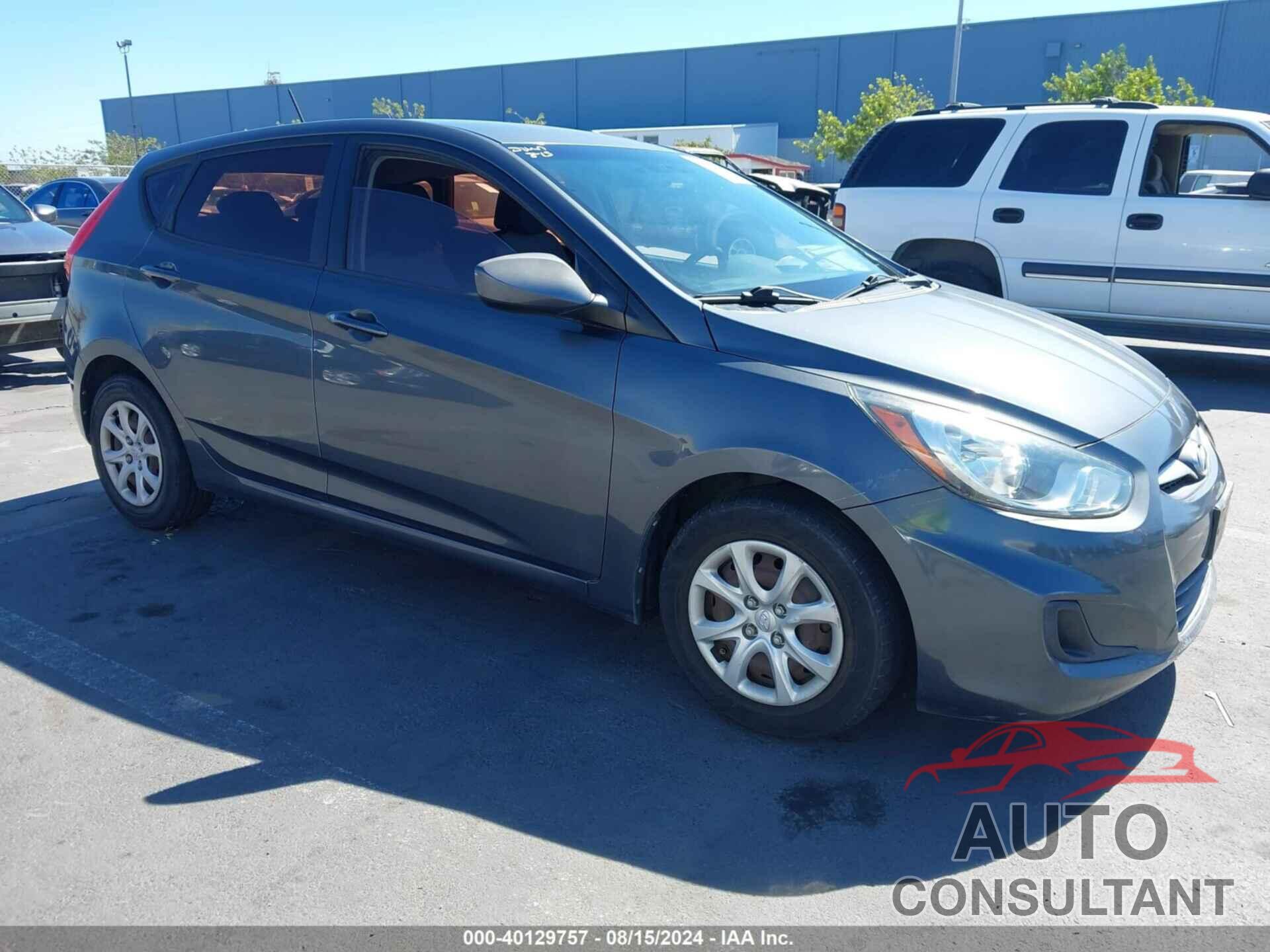 HYUNDAI ACCENT 2012 - KMHCT5AE4CU007554