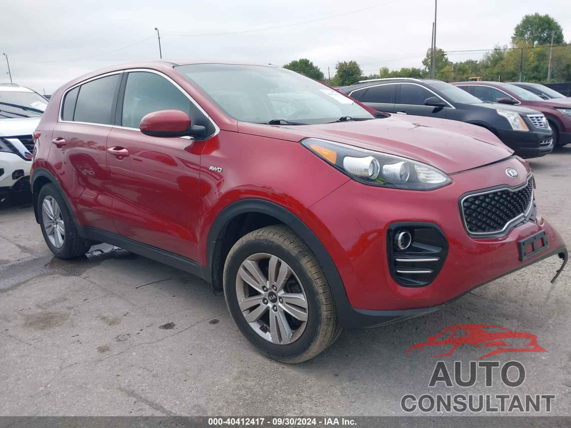 KIA SPORTAGE 2018 - KNDPMCAC0J7399904