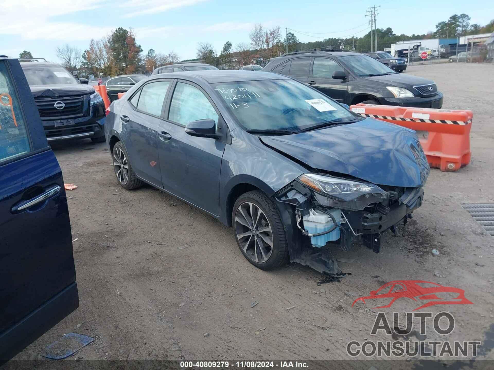 TOYOTA COROLLA 2018 - 2T1BURHE9JC116502