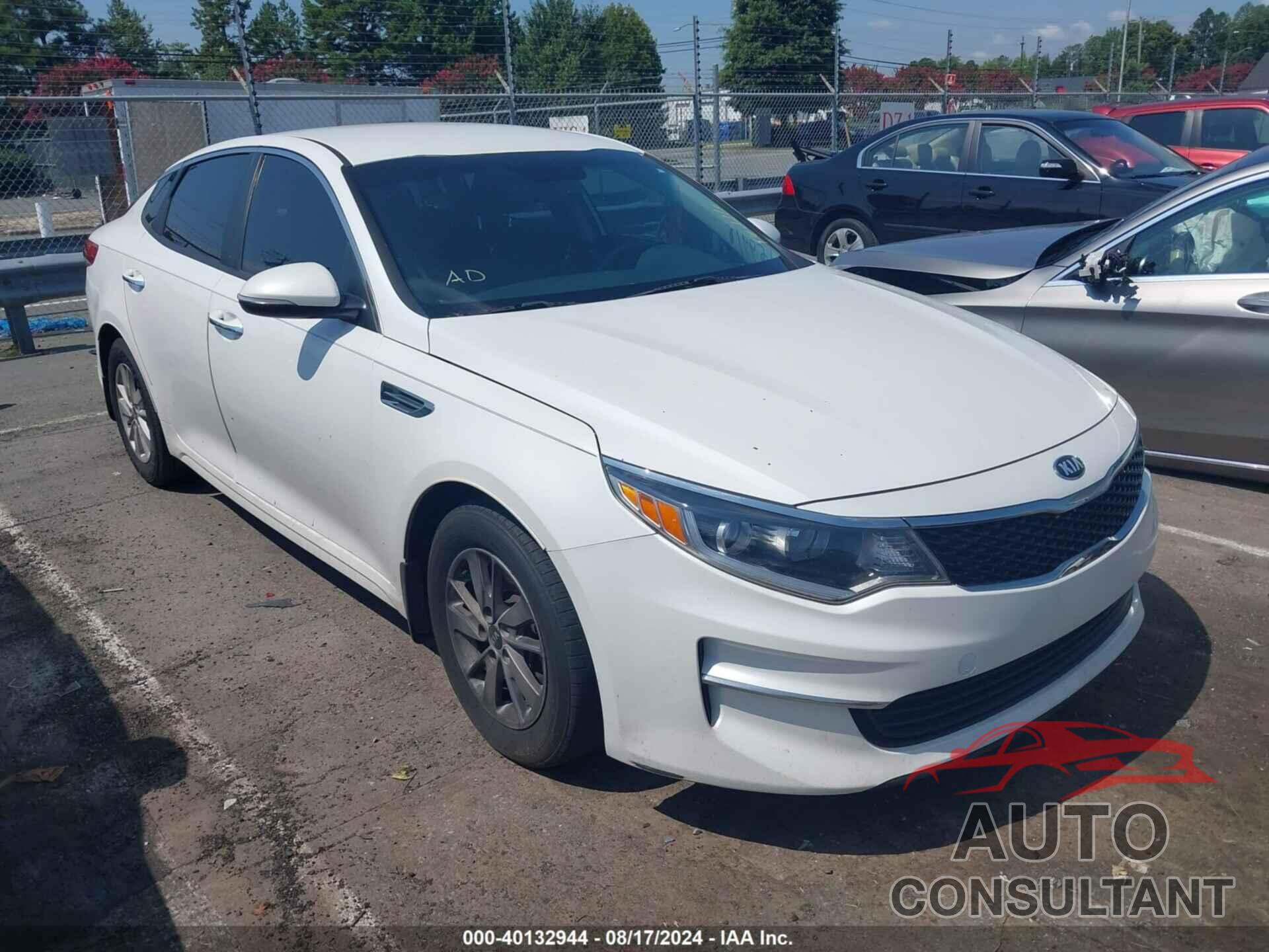 KIA OPTIMA 2016 - KNAGT4L36G5076318