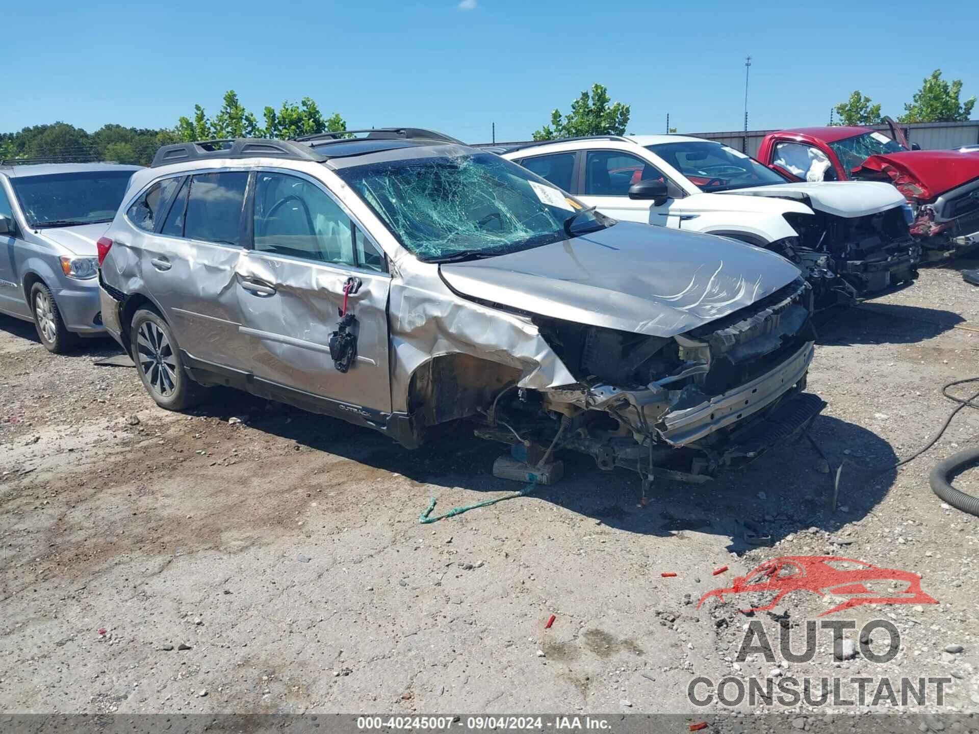 SUBARU OUTBACK 2016 - 4S4BSENC1G3312089