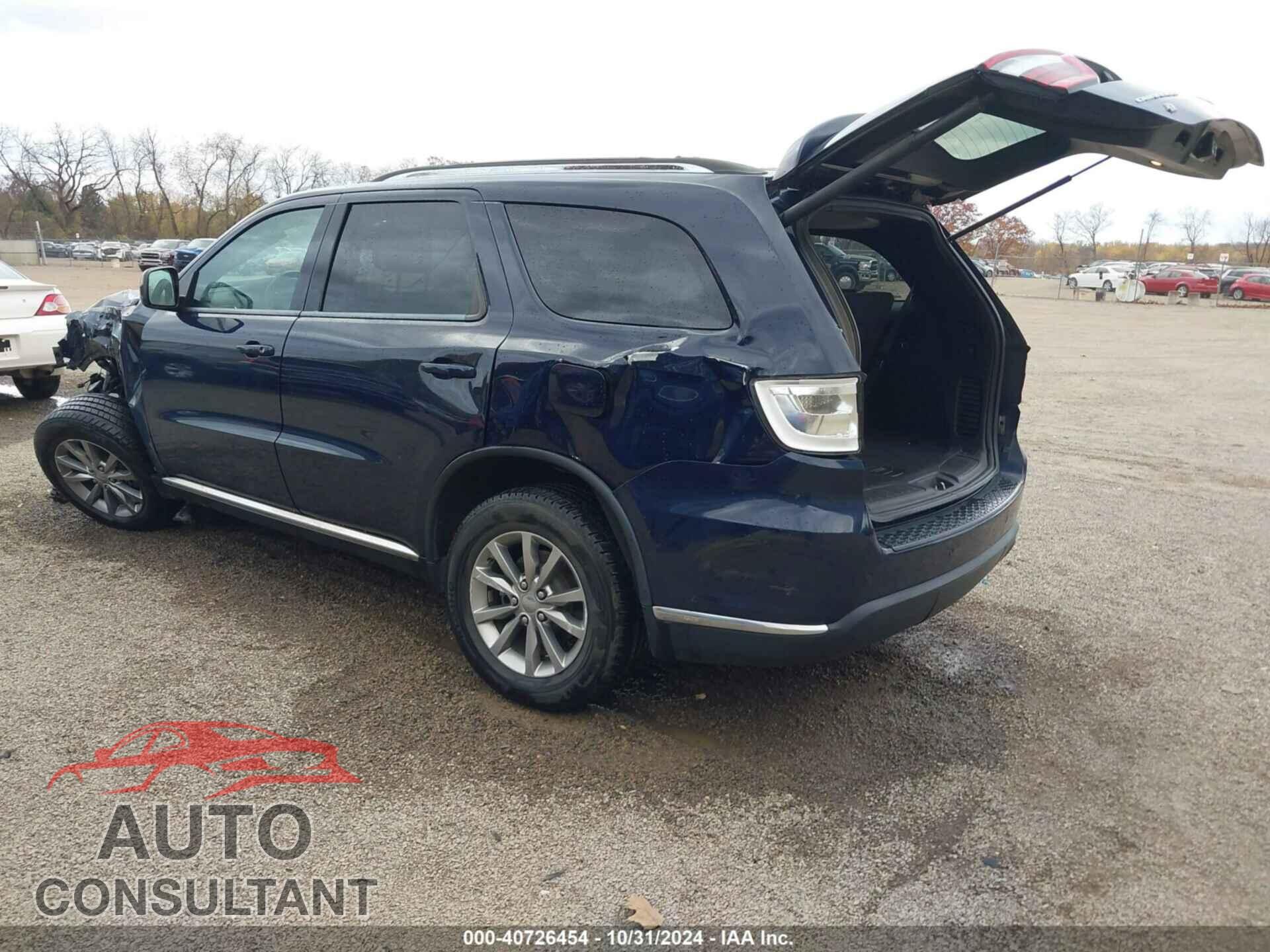 DODGE DURANGO 2018 - 1C4RDJAGXJC150565