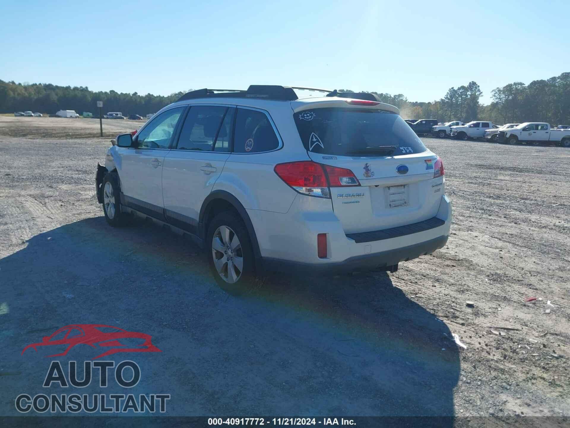 SUBARU OUTBACK 2011 - 4S4BRBLC8B3420330