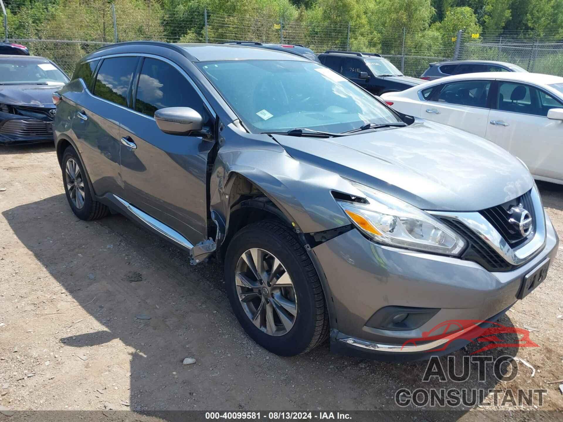 NISSAN MURANO 2017 - 5N1AZ2MH9HN114627