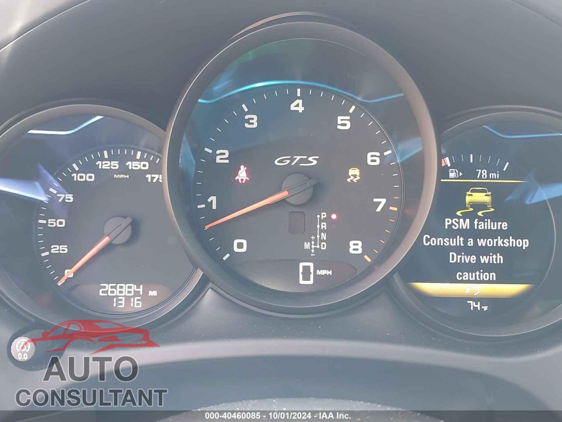 PORSCHE MACAN 2017 - WP1AG2A59HLB54916