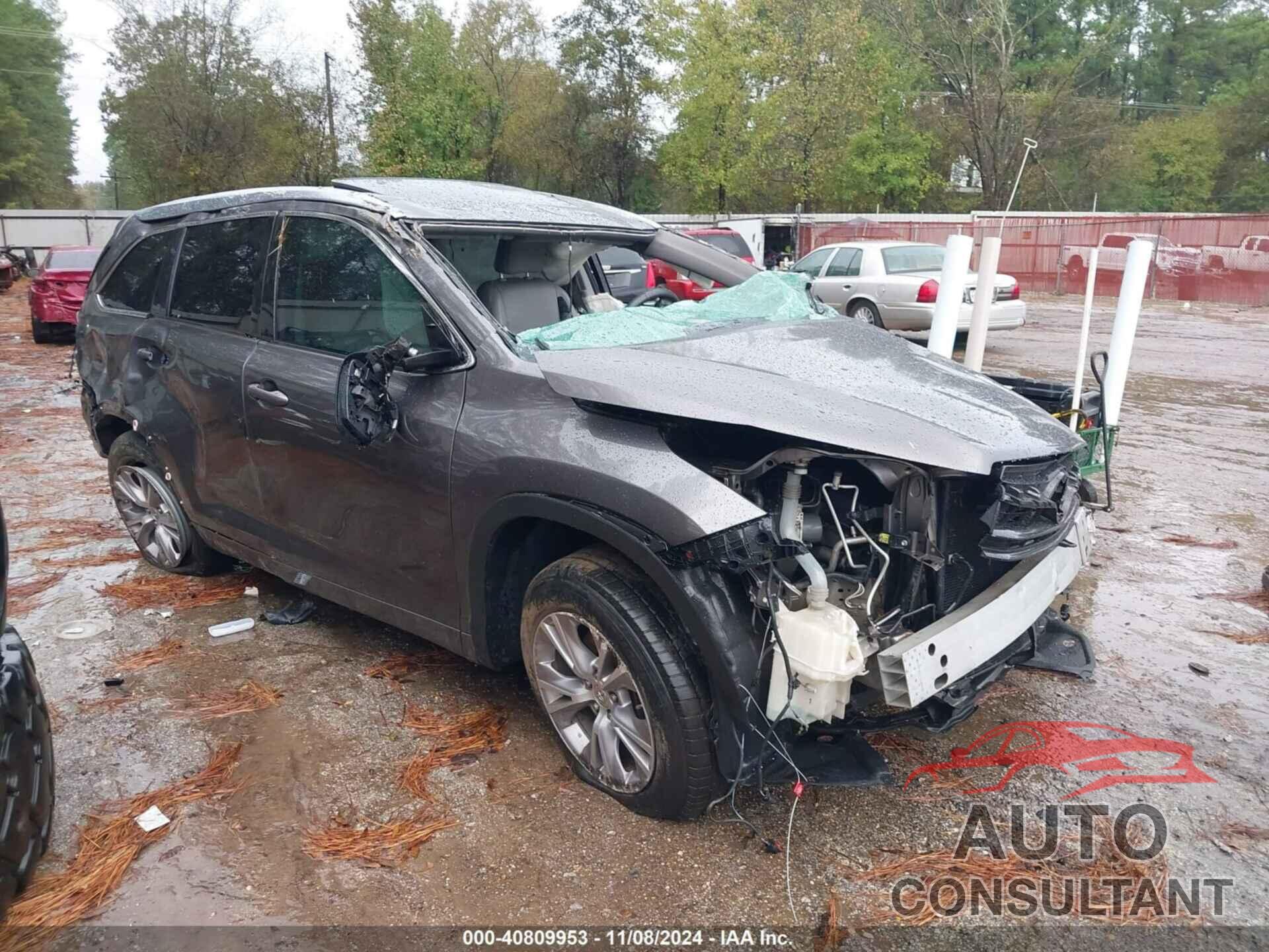 TOYOTA HIGHLANDER 2015 - 5TDKKRFH0FS069135