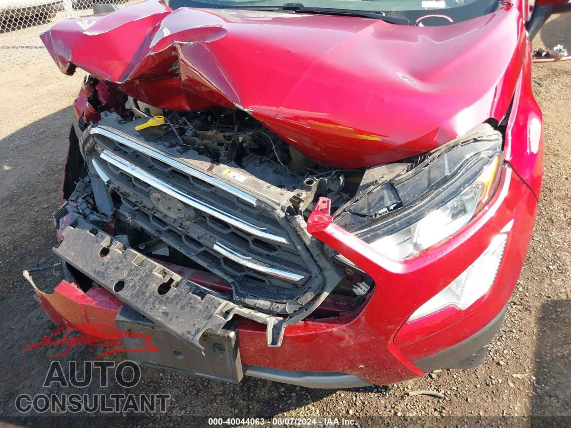 FORD ECOSPORT 2019 - MAJ6S3KLXKC290638