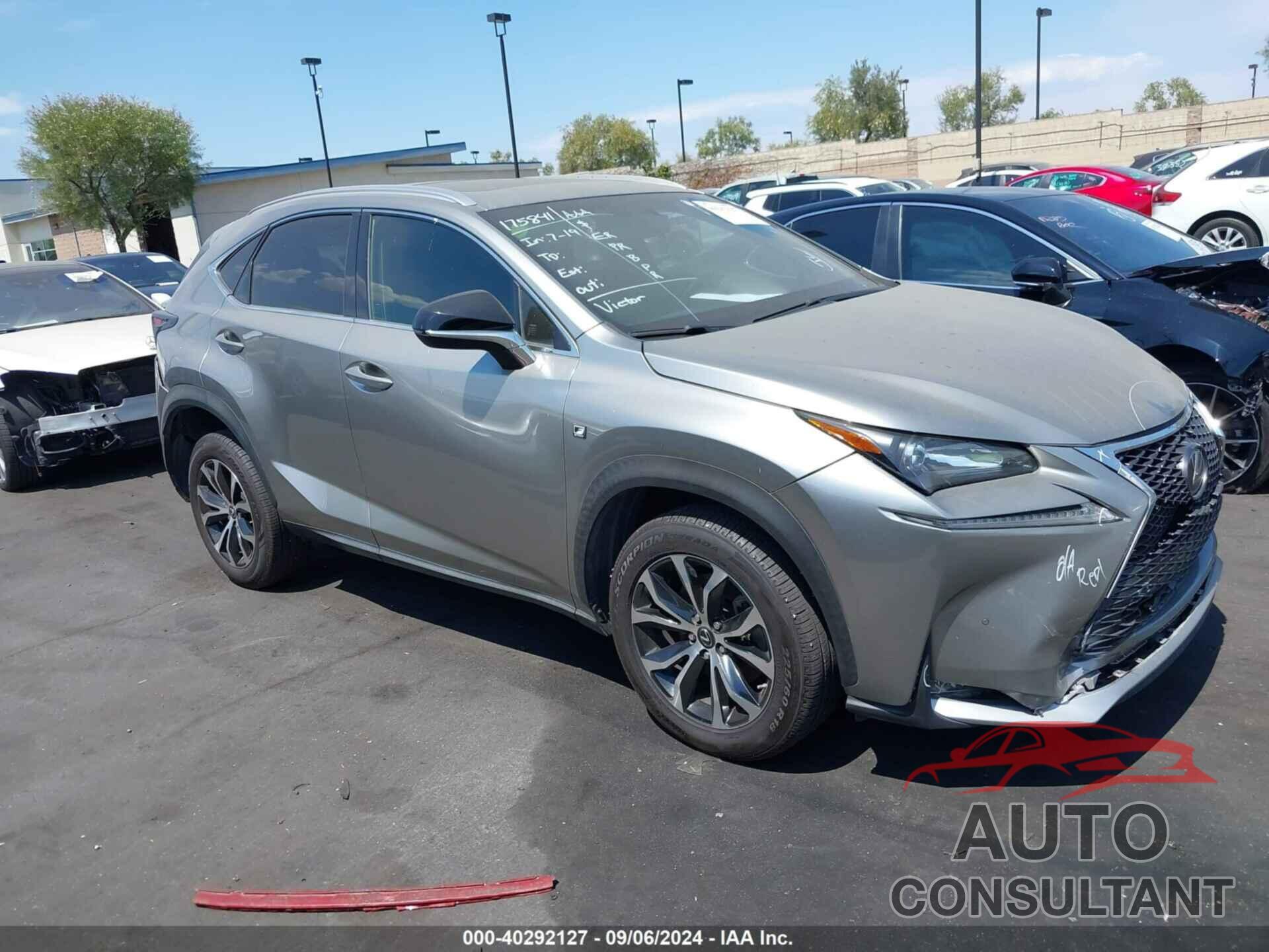 LEXUS NX 200T 2017 - JTJYARBZ6H2085049