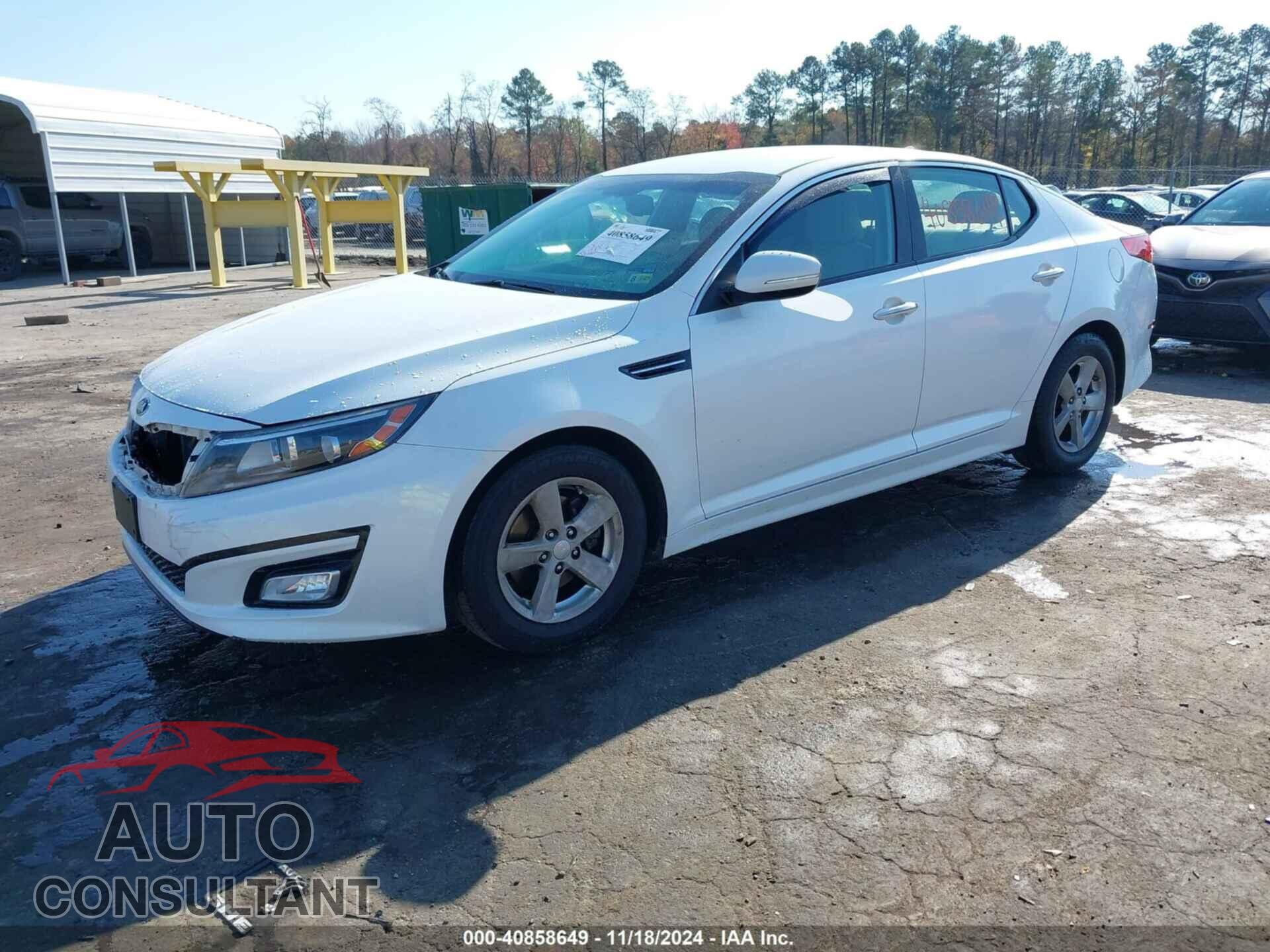 KIA OPTIMA 2015 - KNAGM4A7XF5577794
