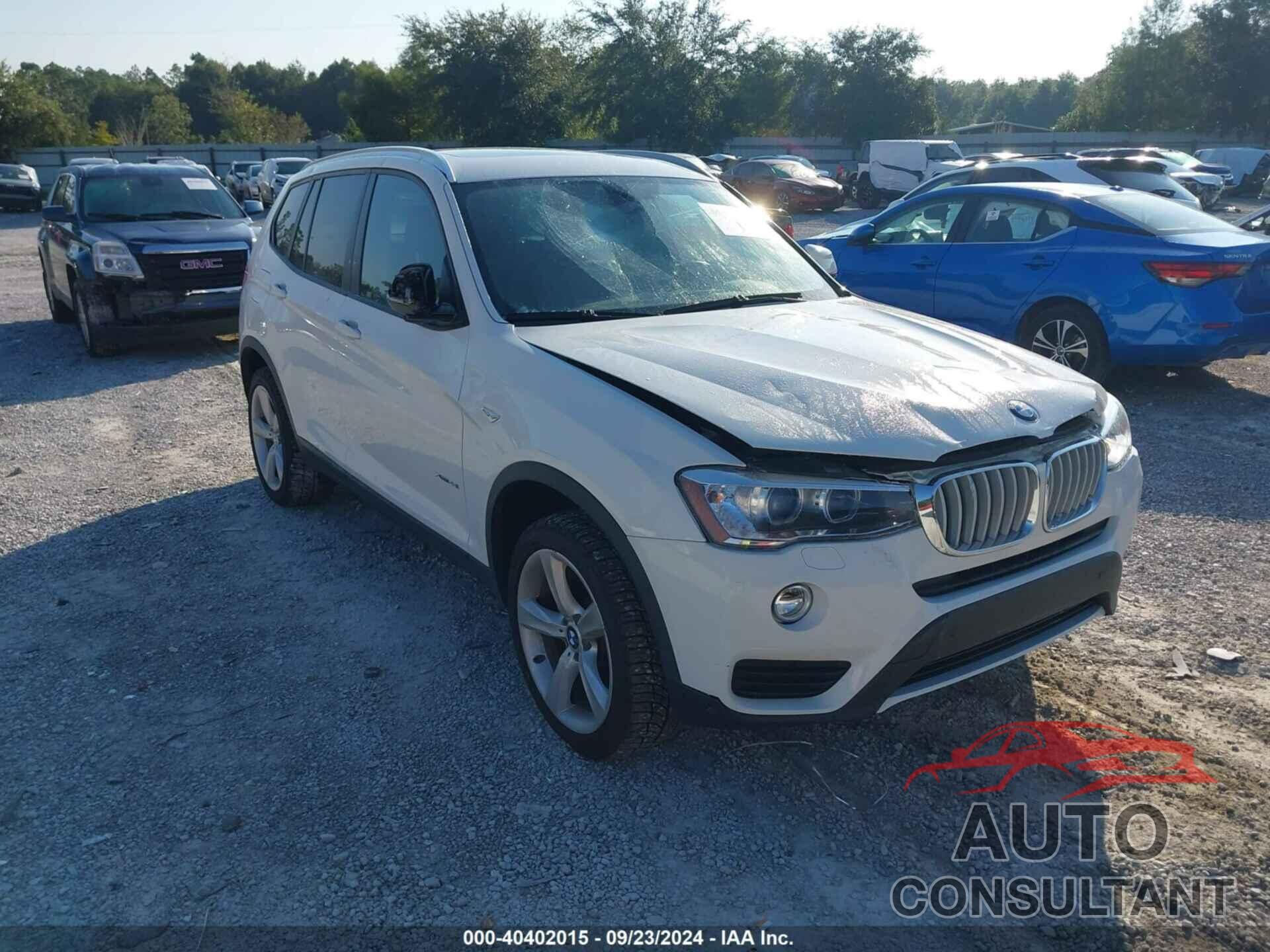 BMW X3 2017 - 5UXWX9C57H0T06978