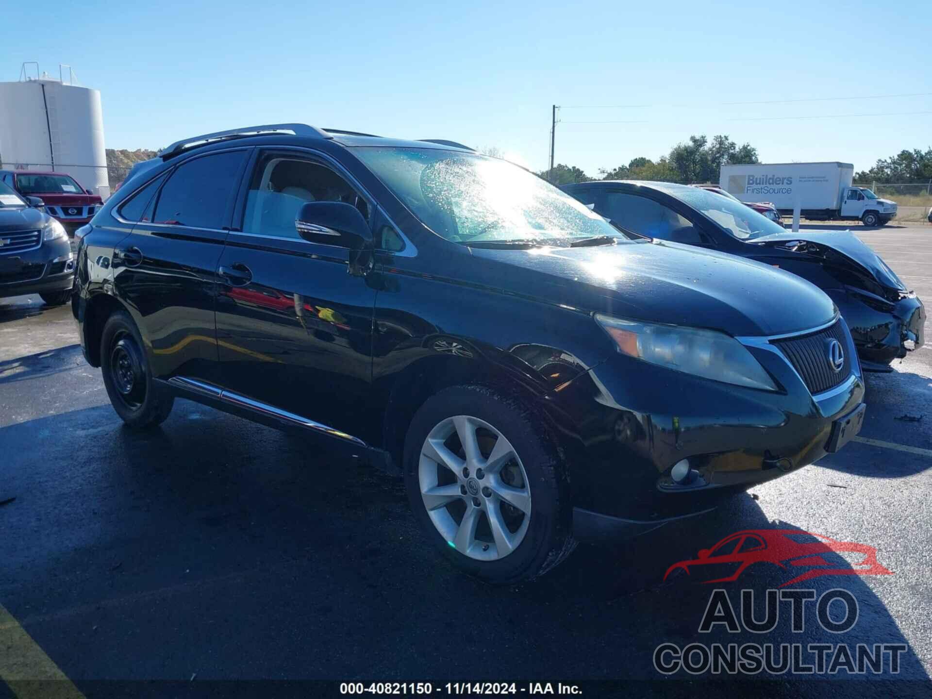 LEXUS RX 350 2012 - 2T2ZK1BA5CC073934