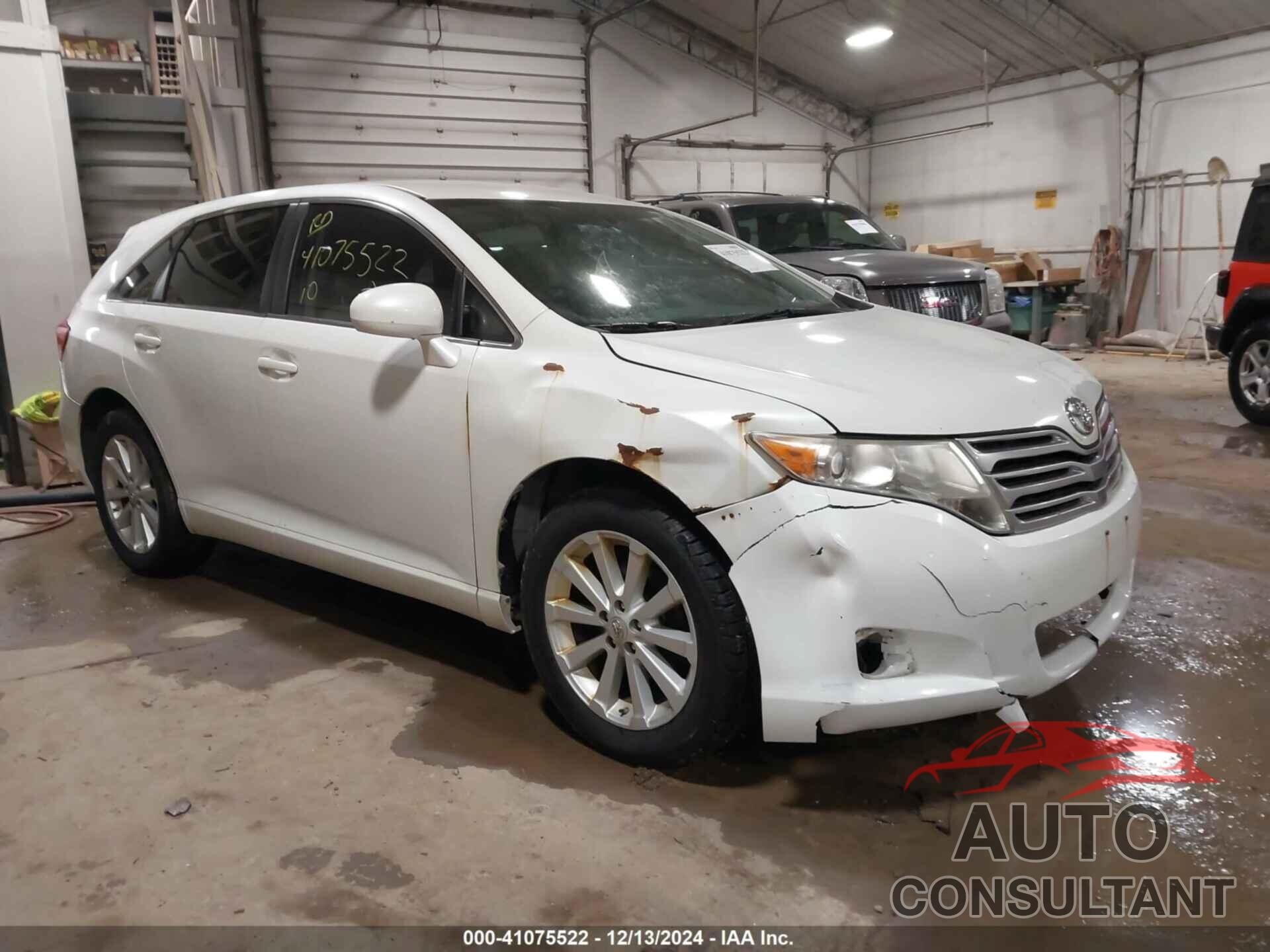 TOYOTA VENZA 2010 - 4T3ZA3BB2AU029002