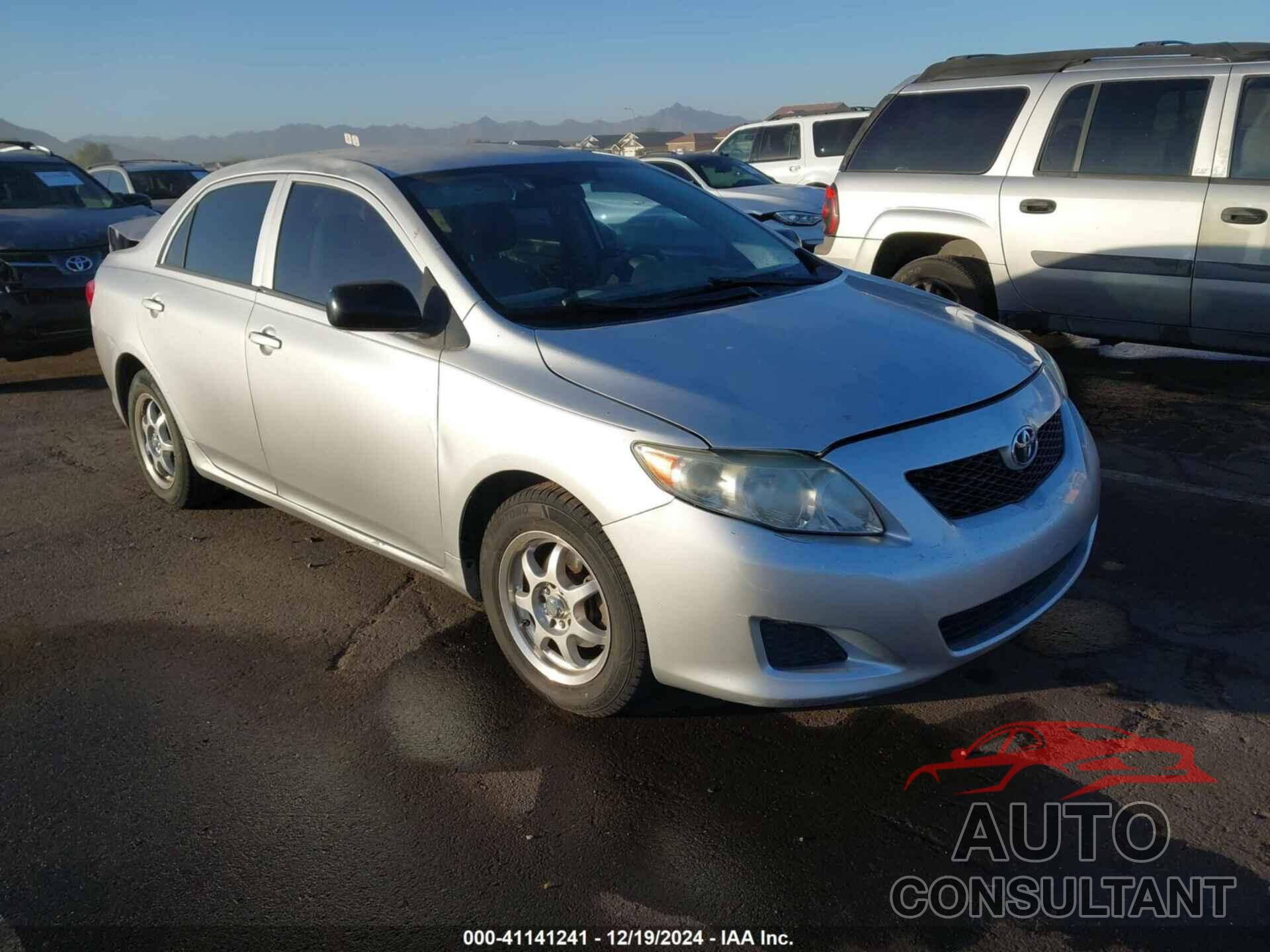 TOYOTA COROLLA 2009 - 2T1BU40E69C022930