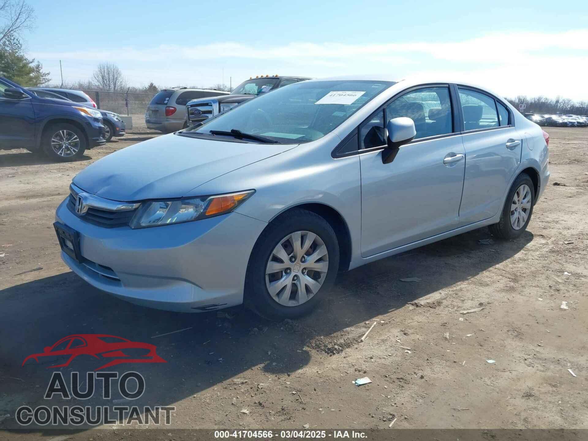 HONDA CIVIC 2012 - 19XFB2F50CE028587