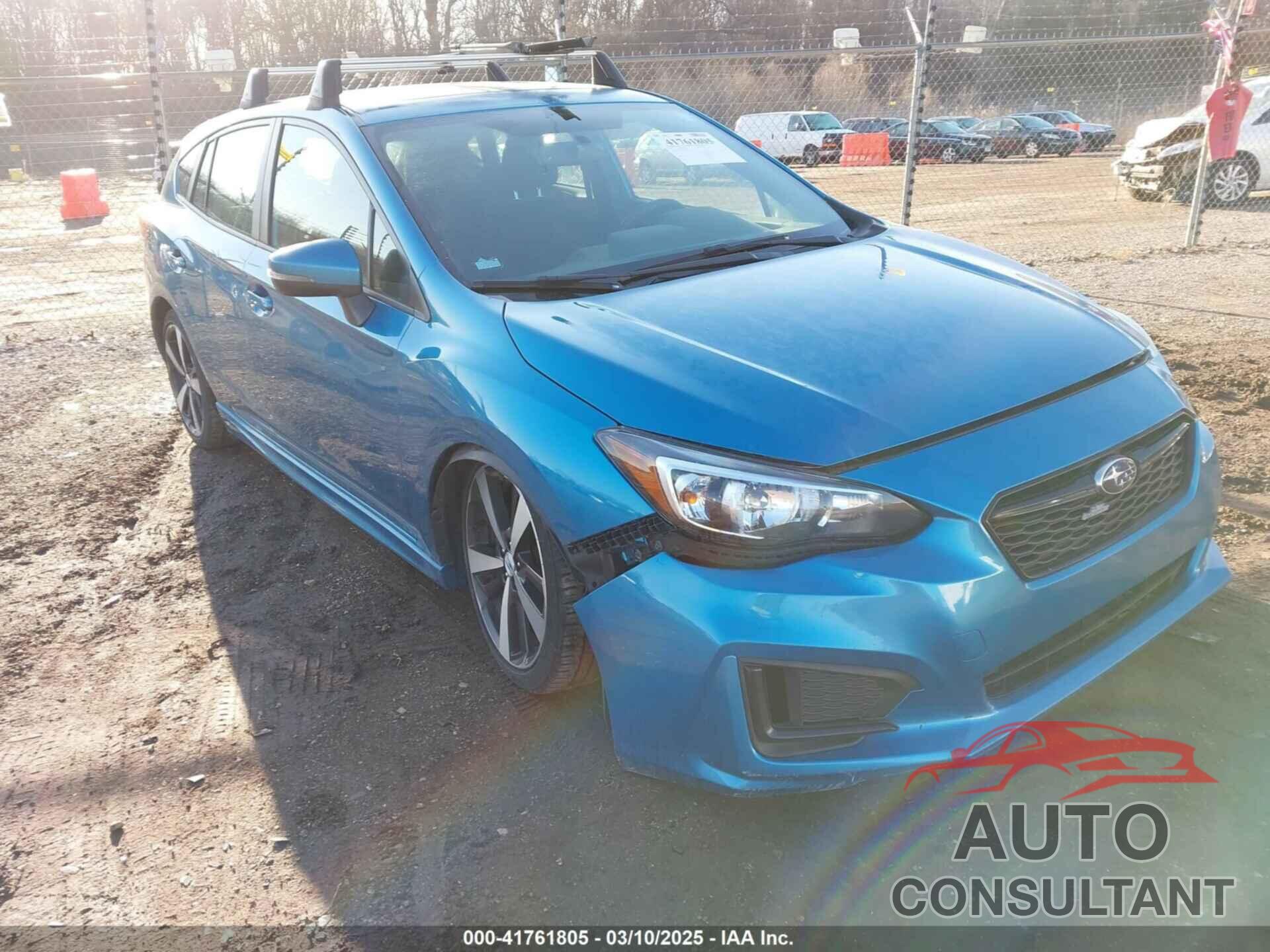 SUBARU IMPREZA 2018 - 4S3GTAL65J1743423
